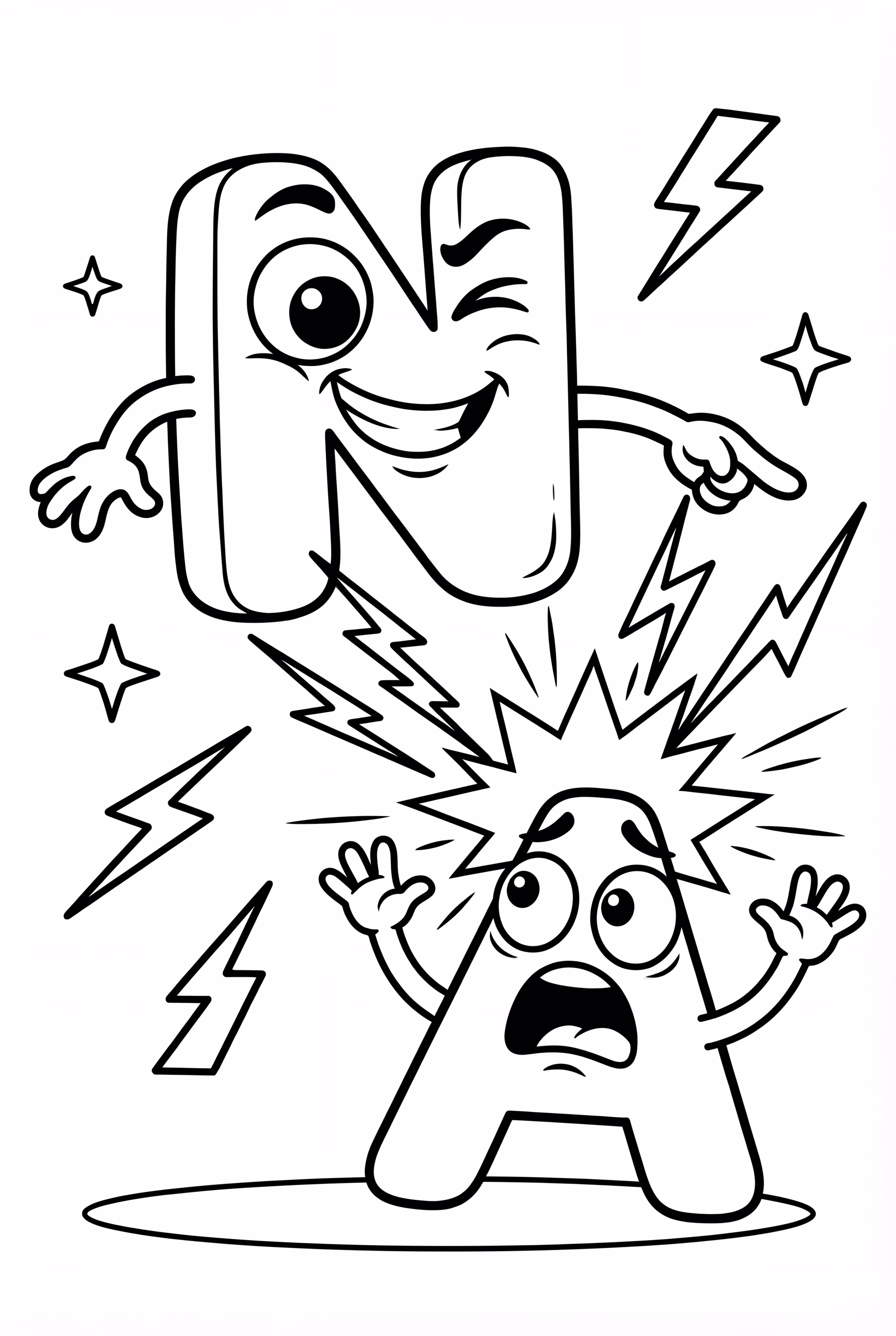 Alphabet Lore N Zapping A Letter