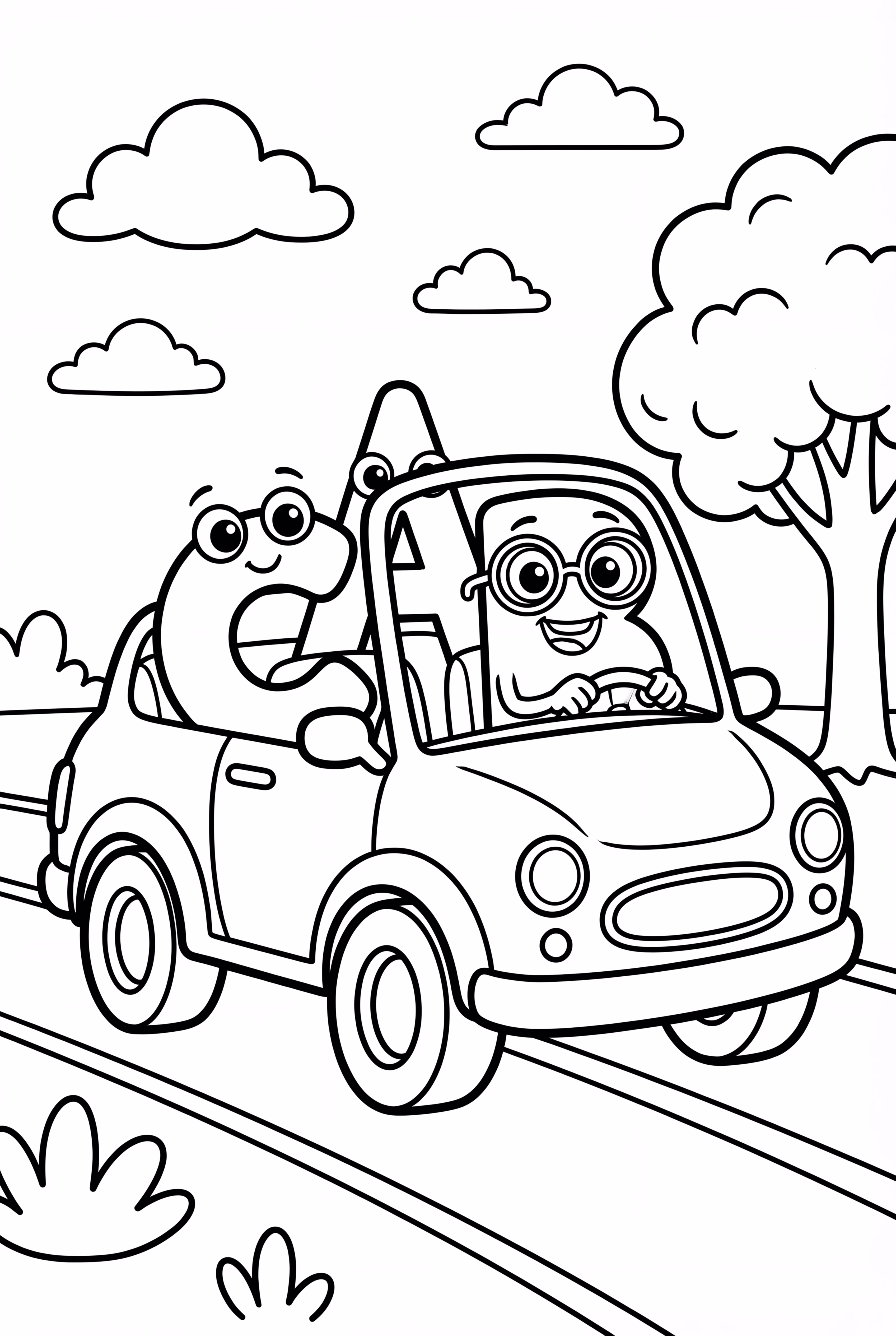 Alphabet Lore The CAB Car Driving