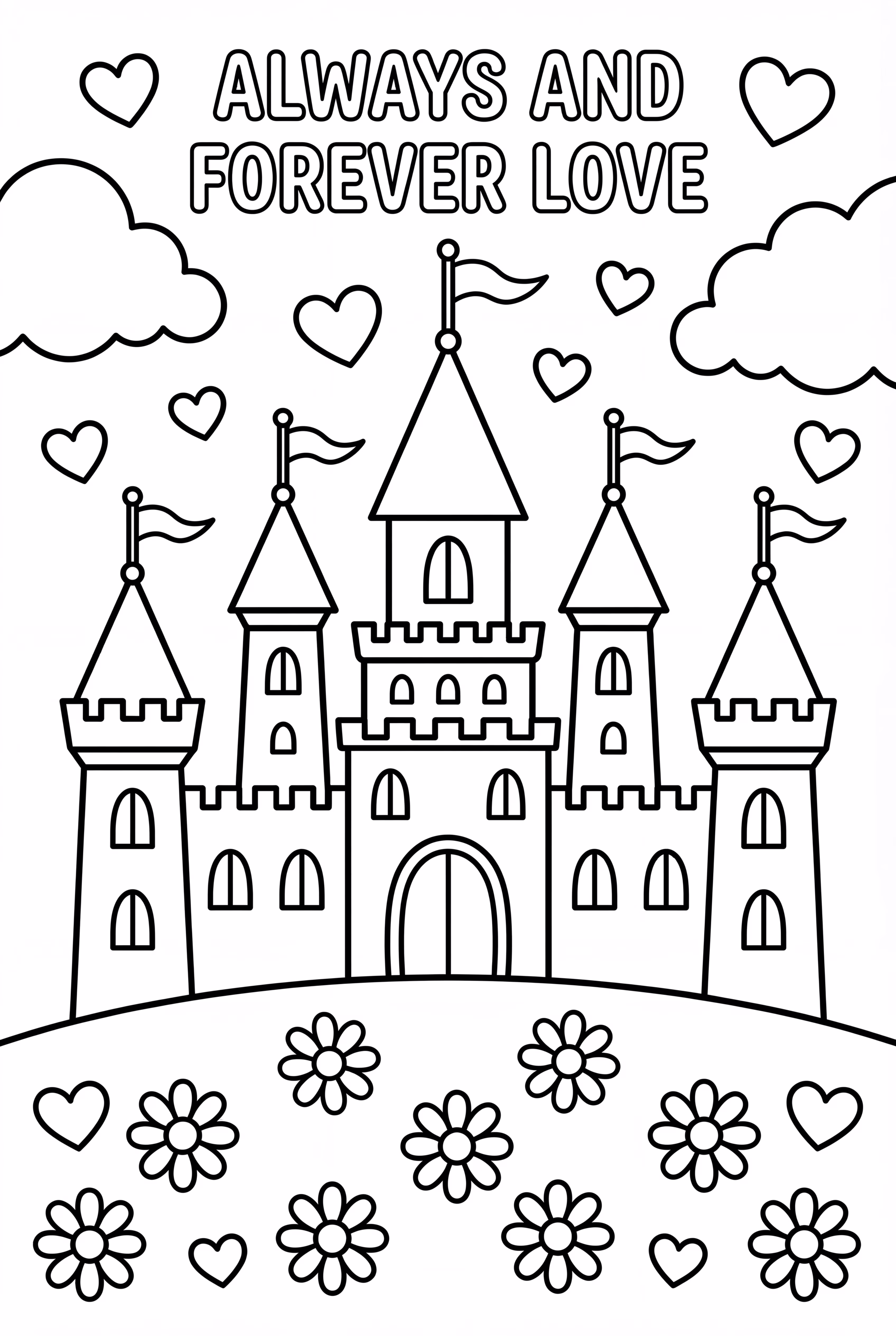 Always And Forever Love Quote In A Castle Scene