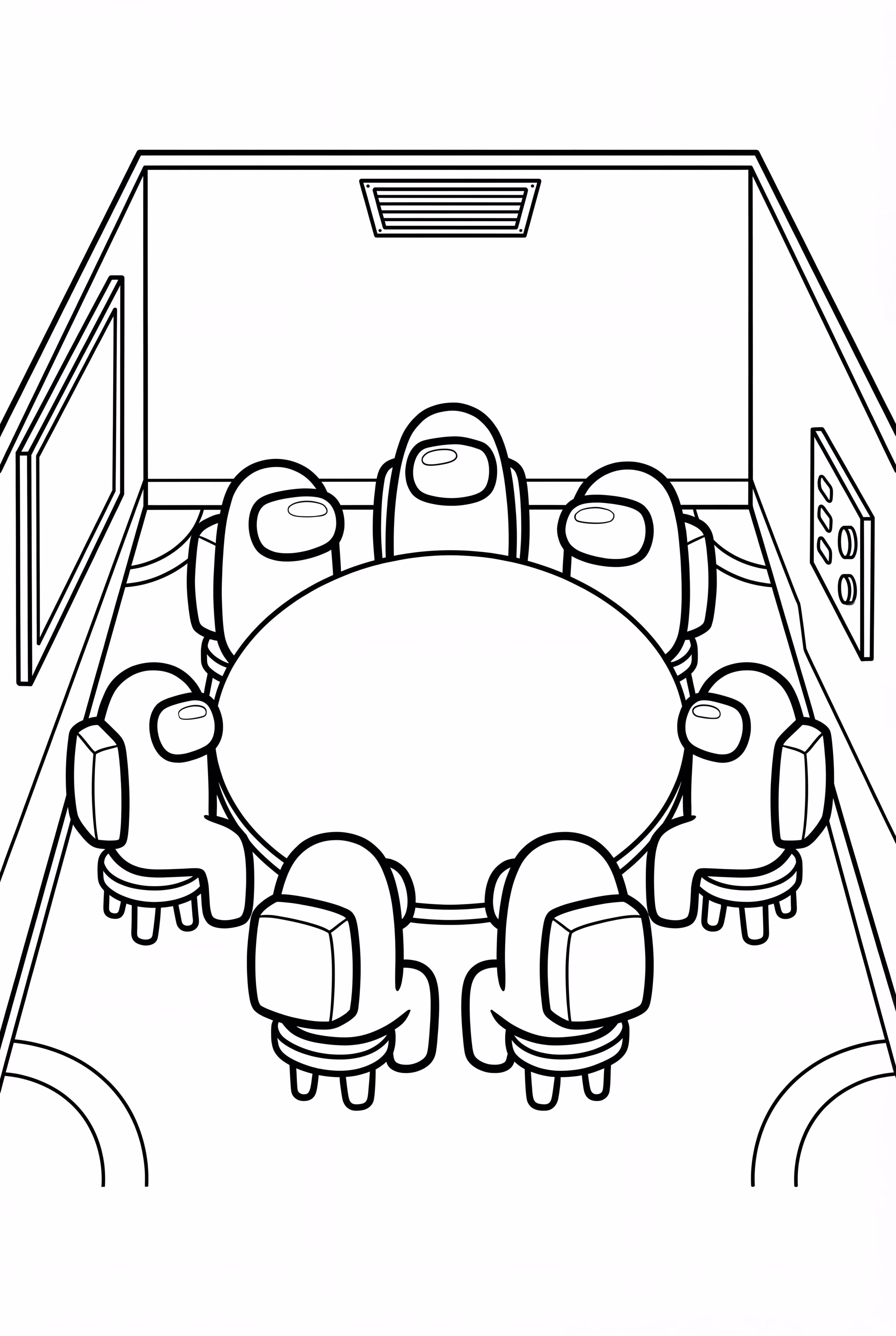 Among Us角色开会