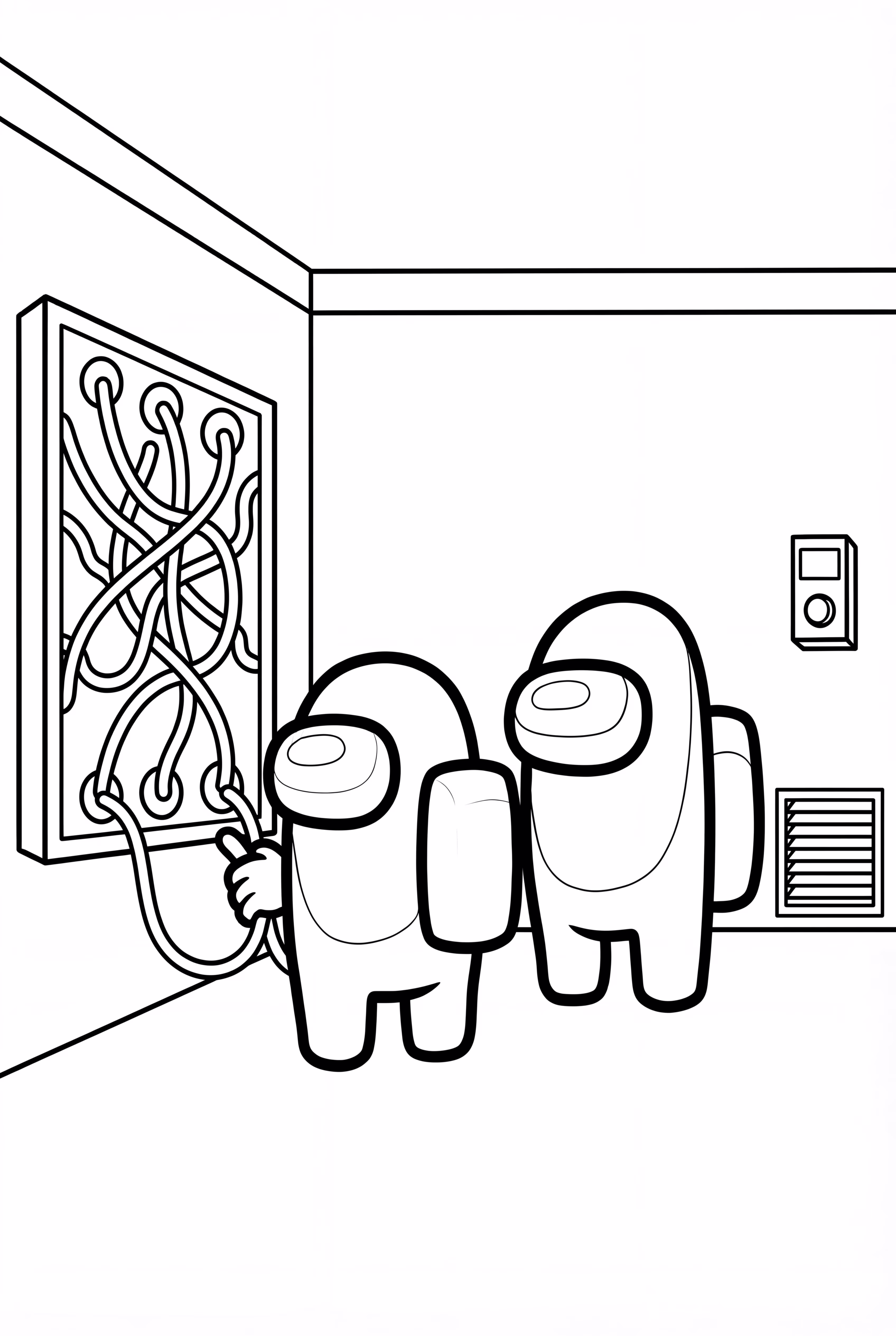 Among Us 乘員修理電線