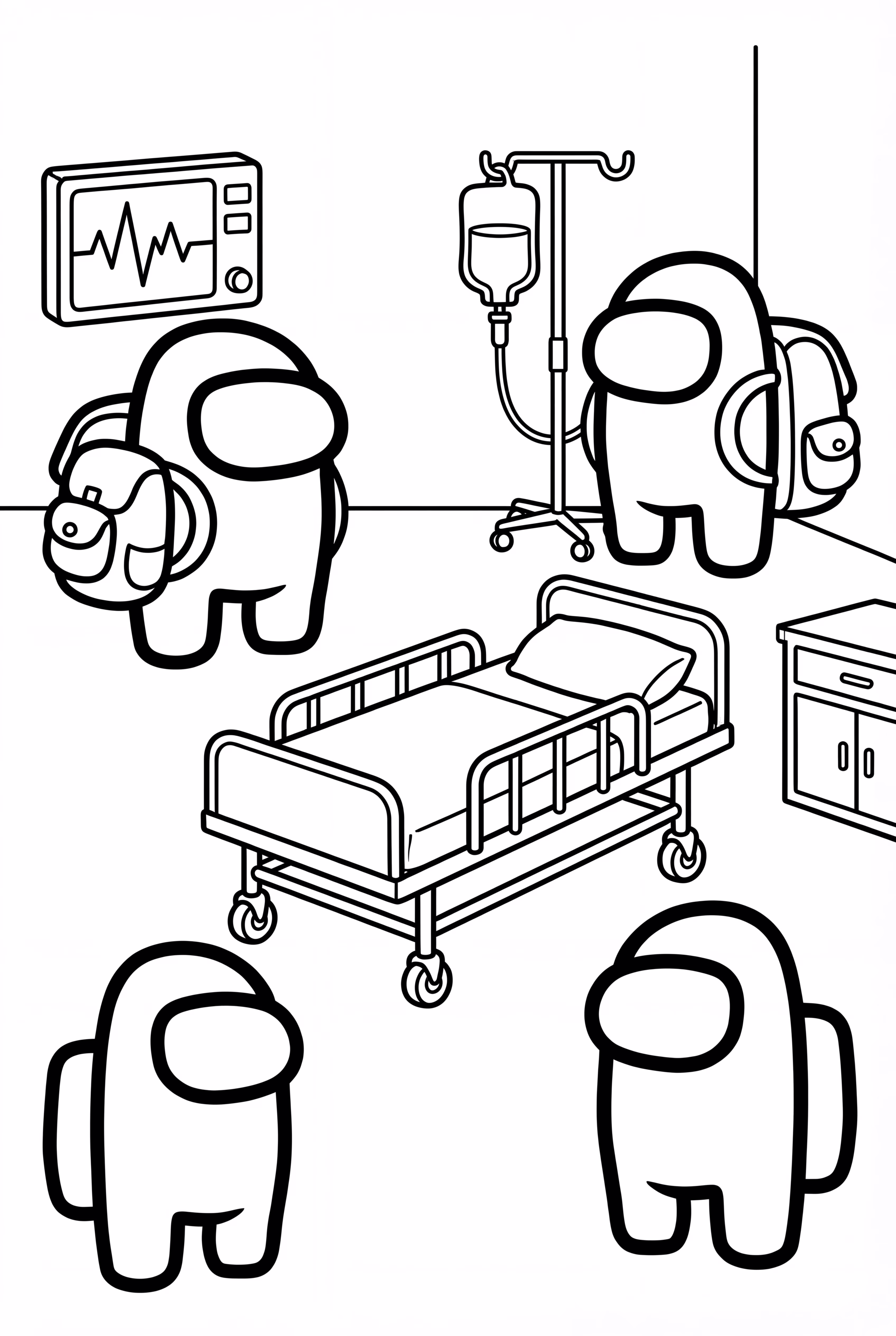 太空狼人杀医务室里的船员
