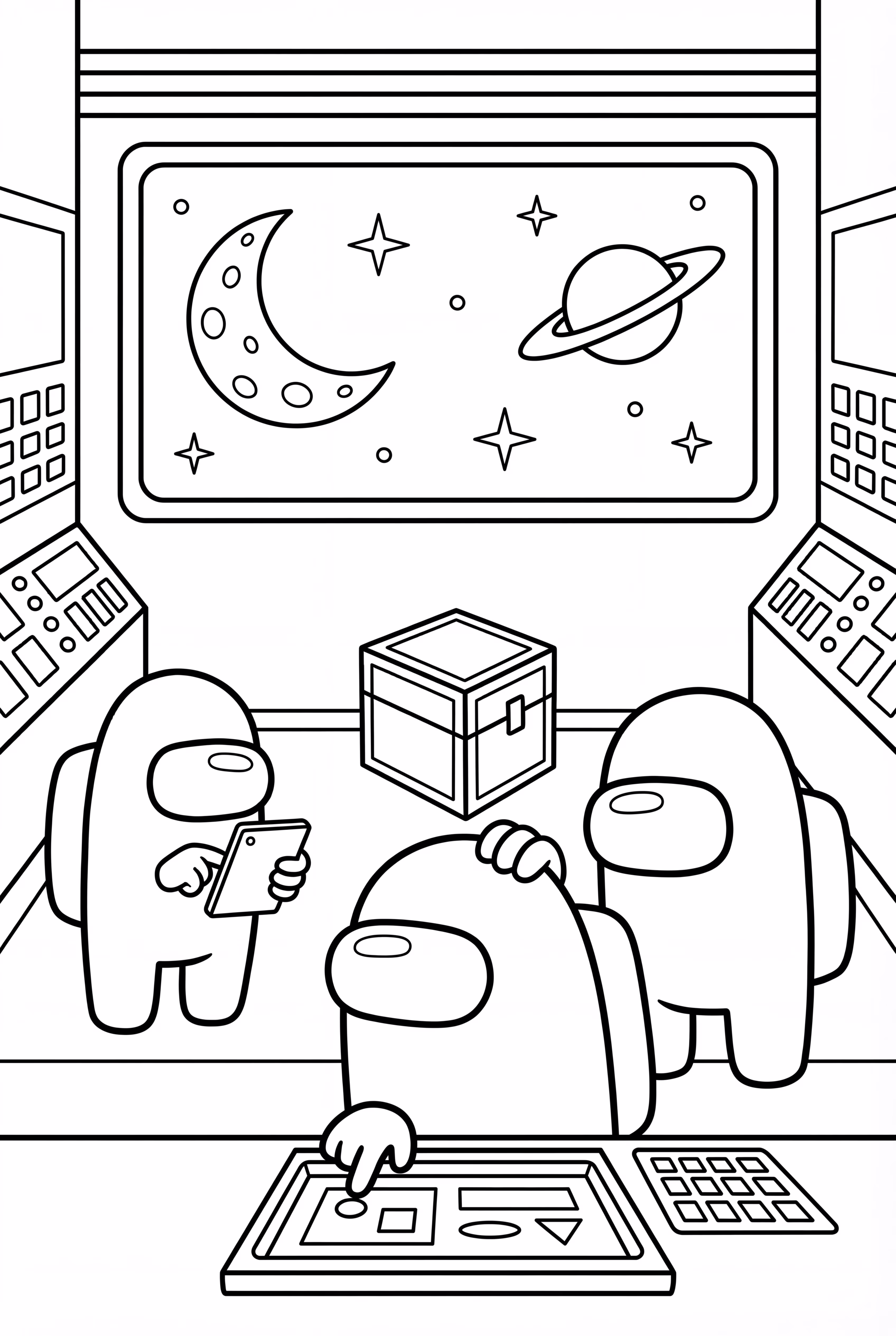 Among Us 船員執行任務