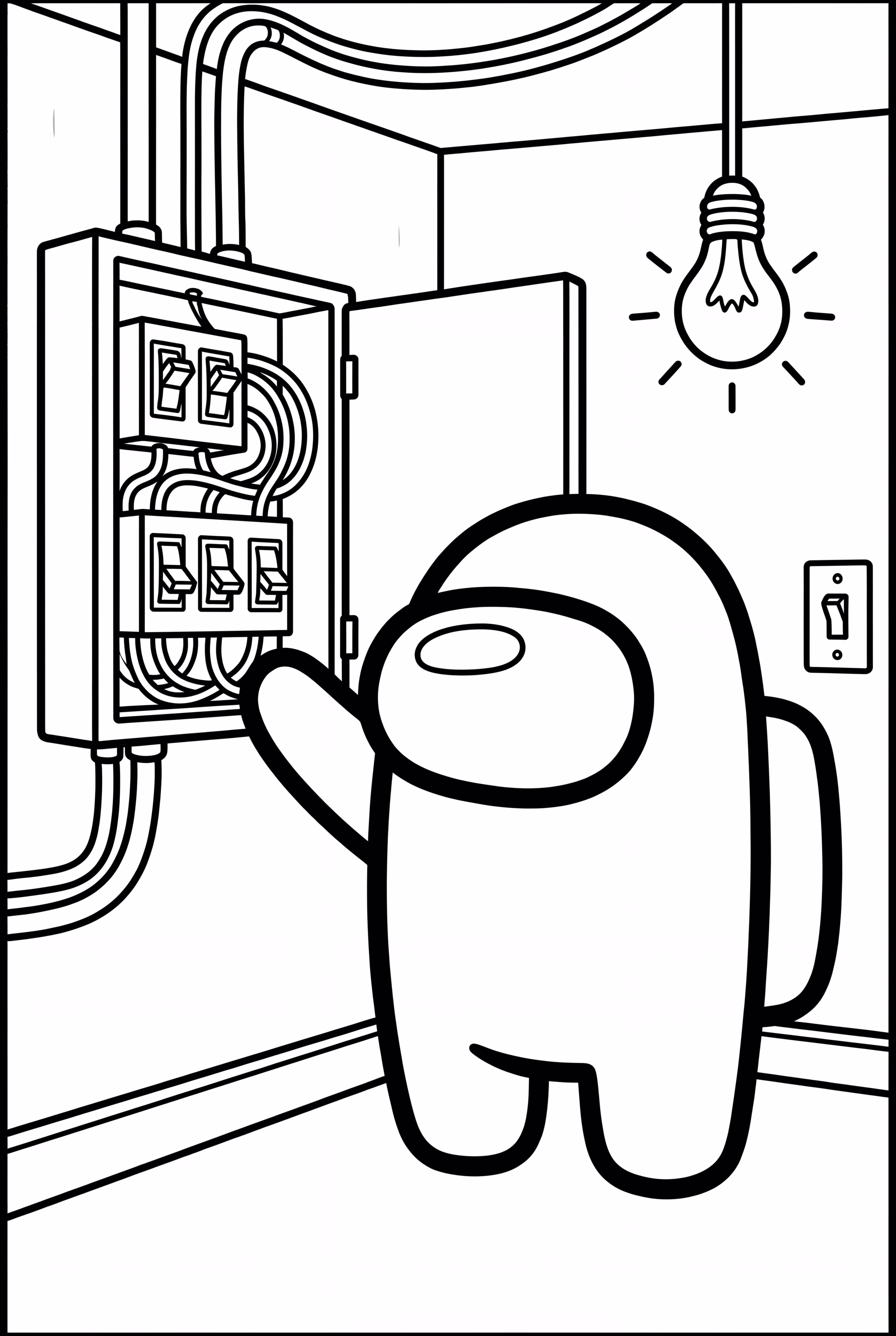 Among Us 骗徒破坏灯光