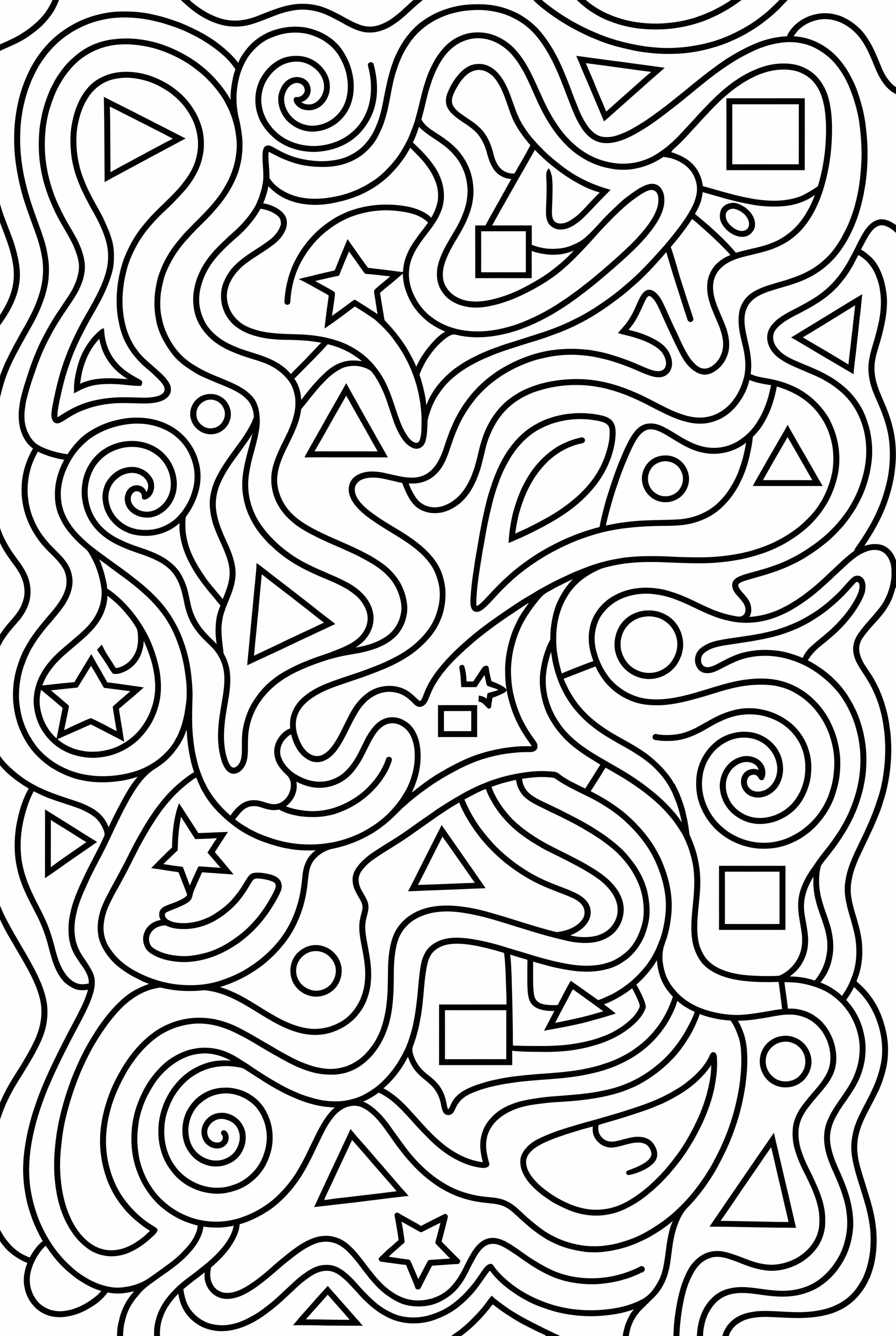 一个抽象的迷幻图案