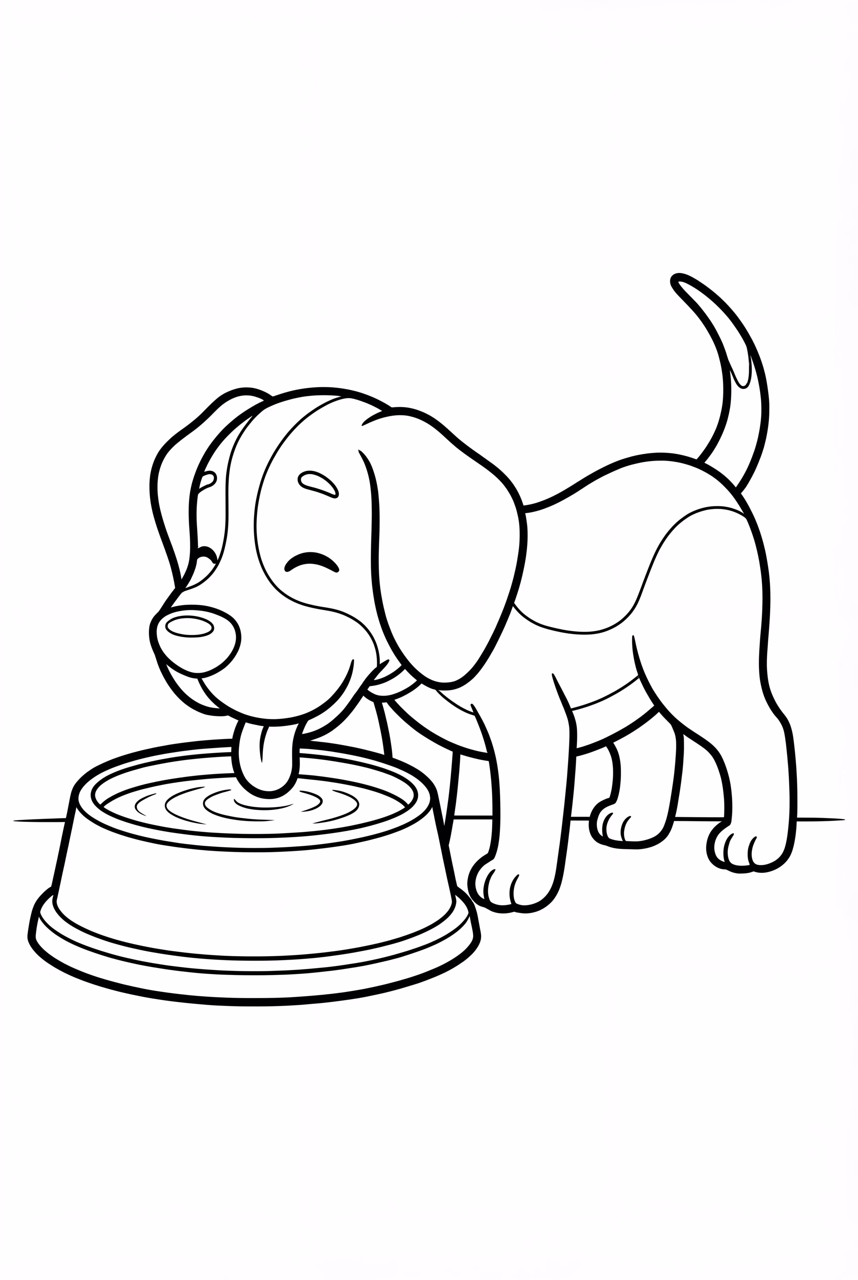 An Adopt Me Pet Drinking Water