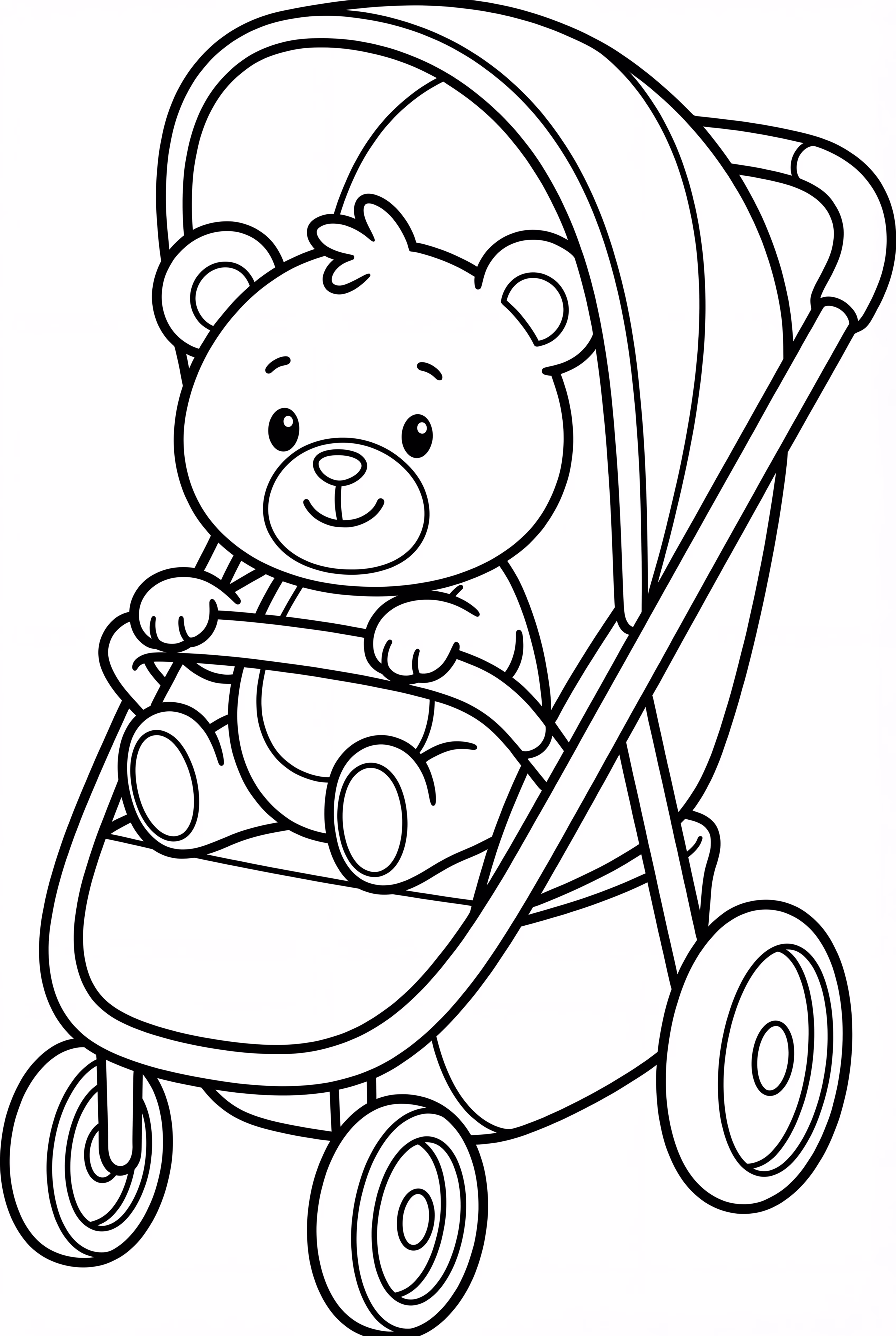 An Adopt Me Pet In A Stroller