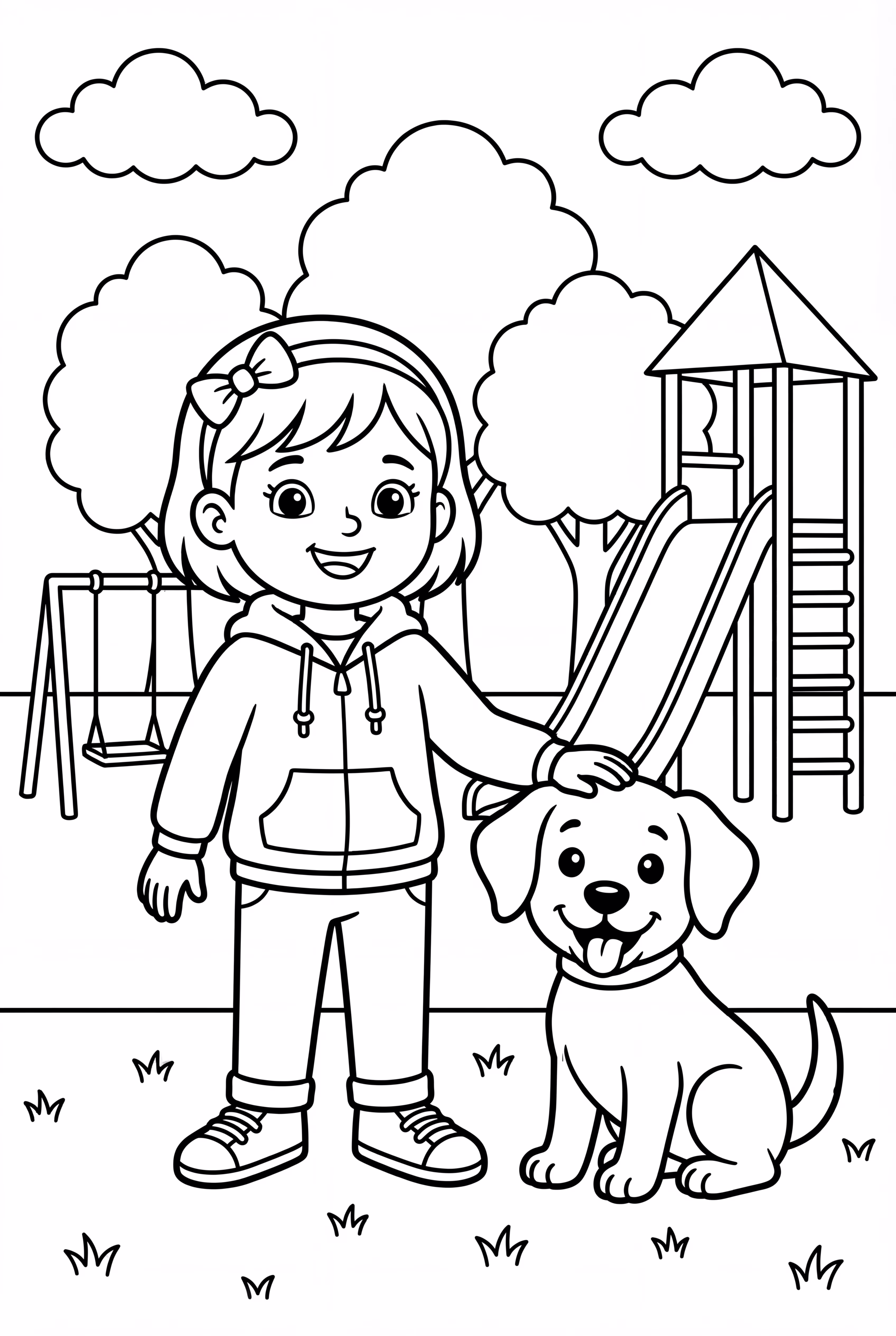 An Adopt Me Player And Pet At The Playground