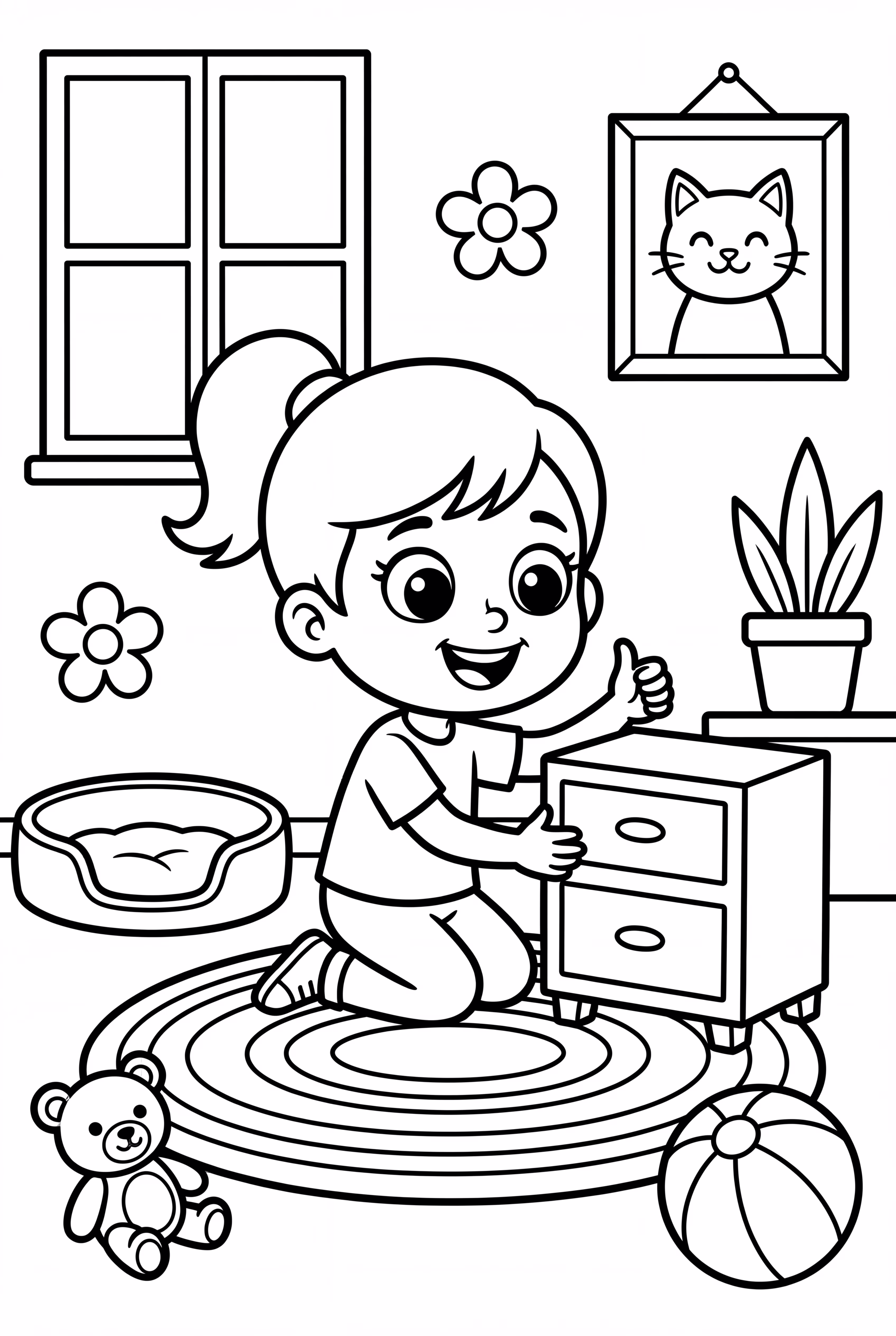 An Adopt Me Player Decorating A Room