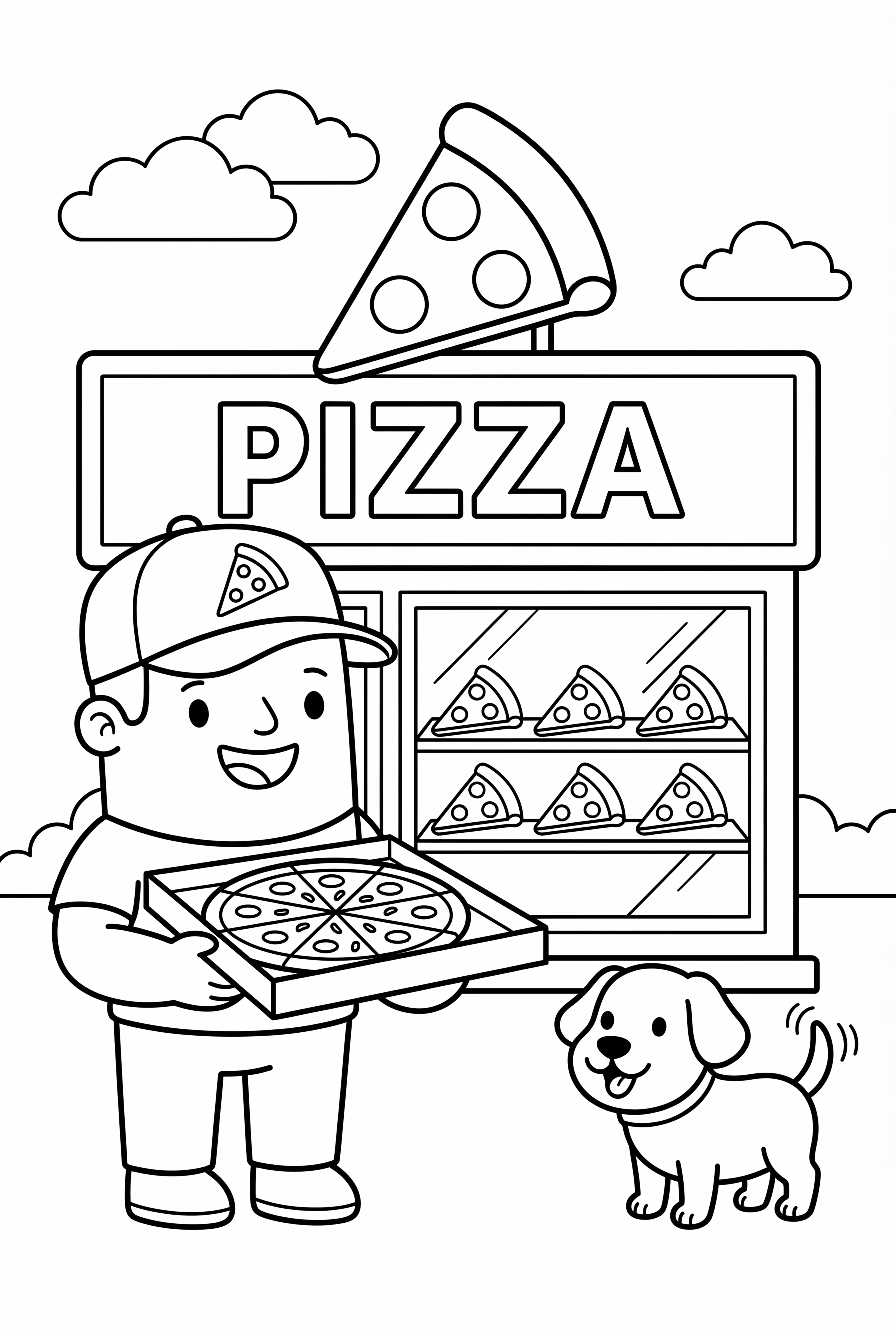 An Adopt Me Player Delivering Pizza