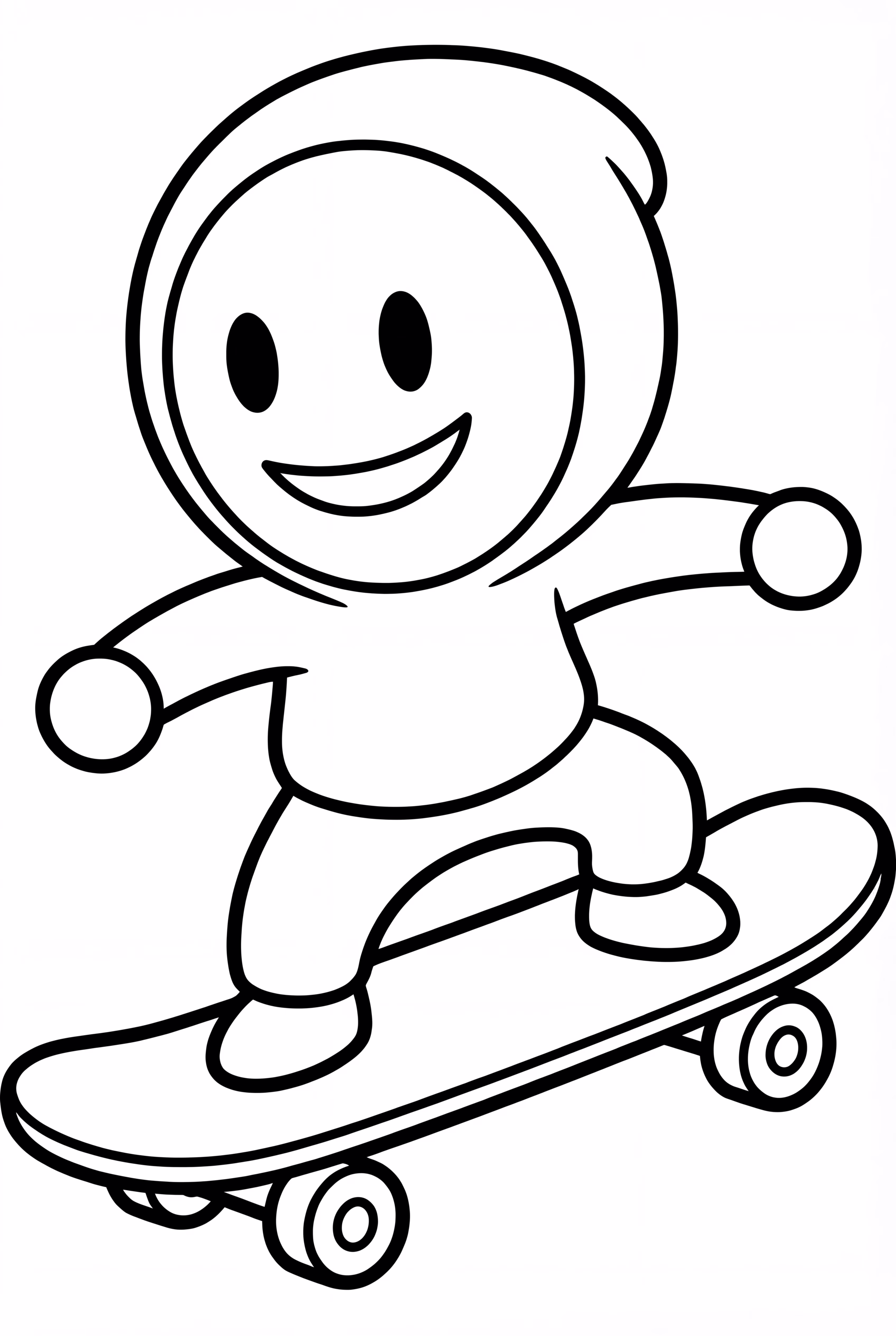 An Adopt Me Player On A Skateboard