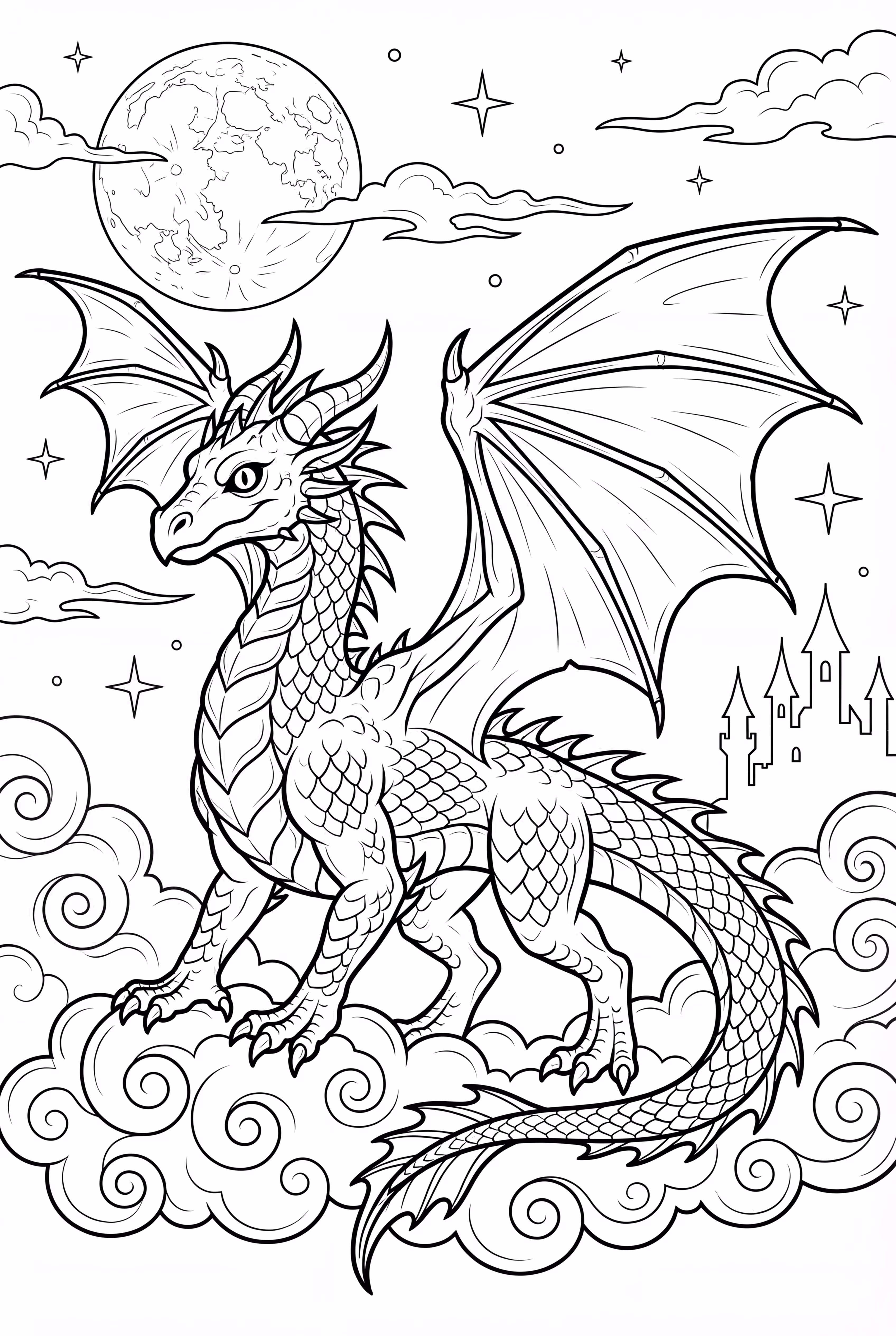 An Adopt Me Shadow Dragon In The Night