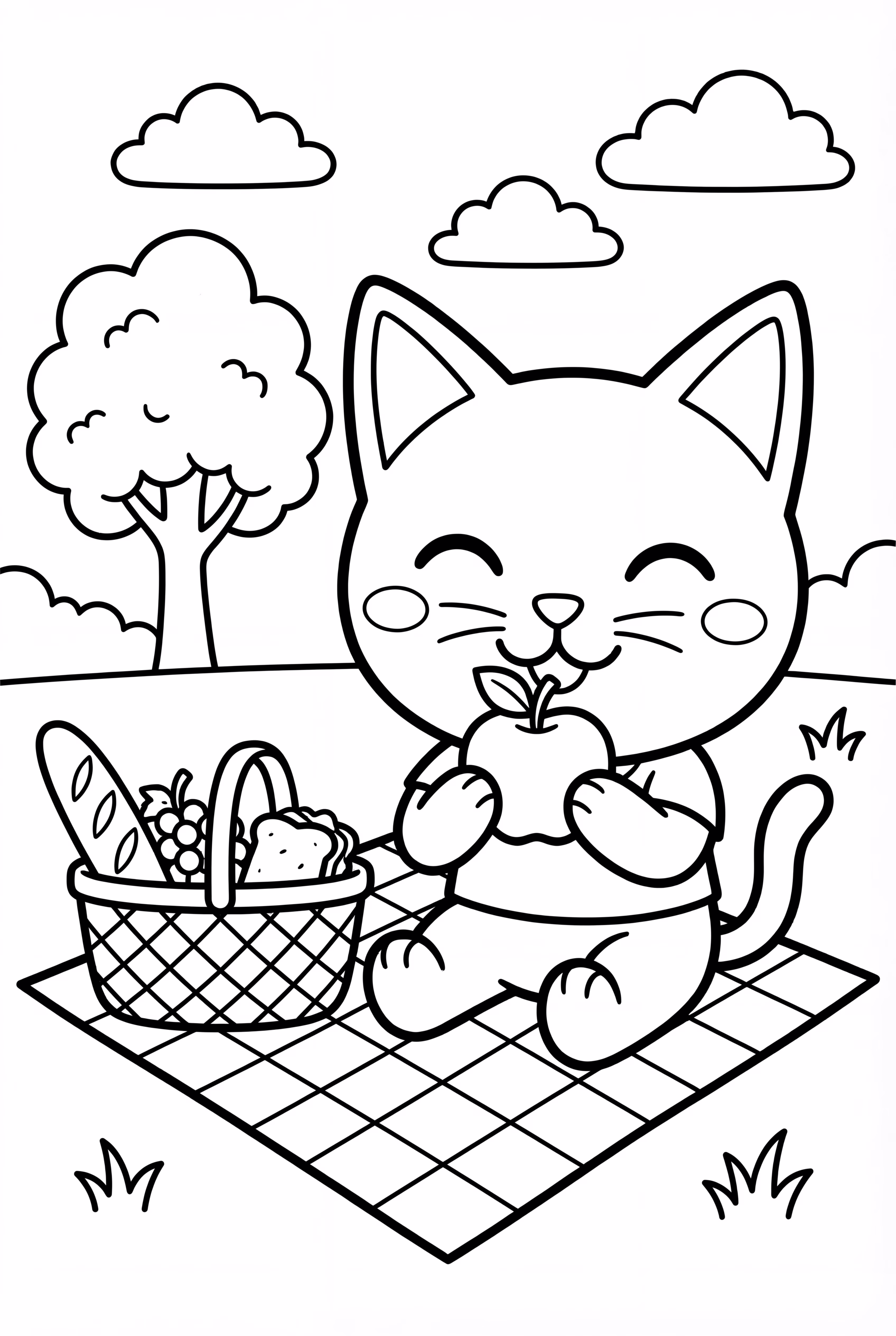 An Animal Crossing Villager Having A Picnic