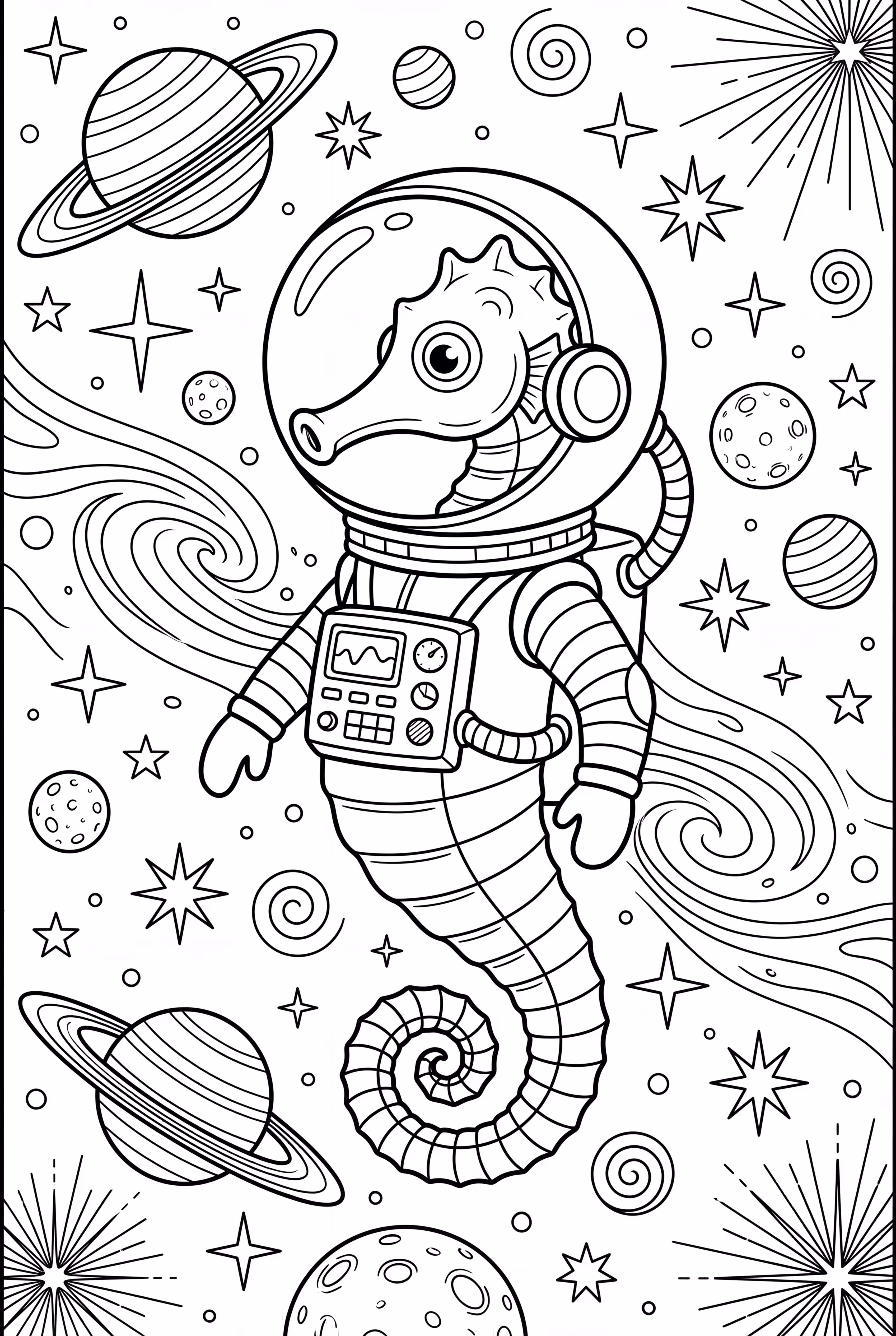 星海中的宇航员海马