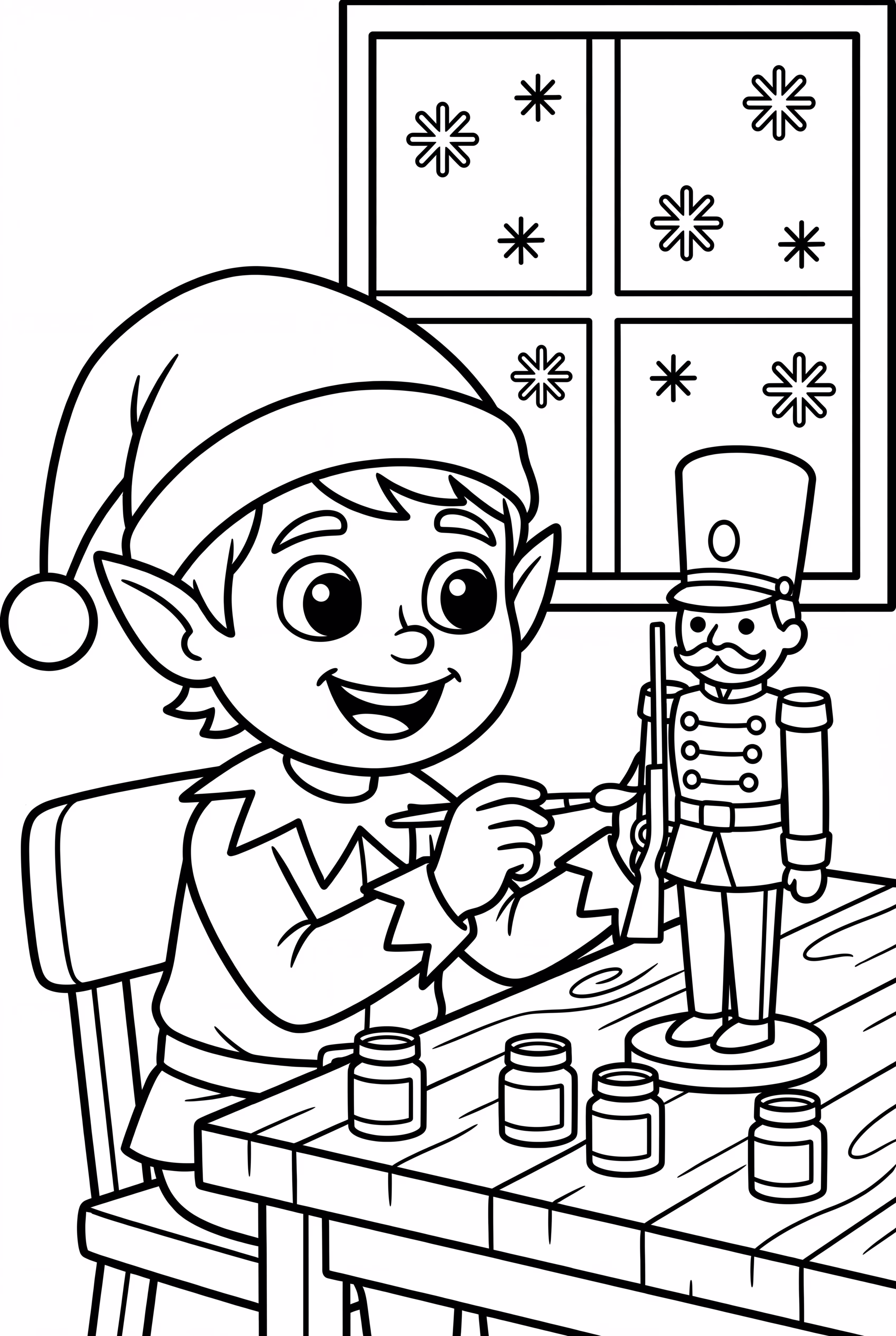 장난감 병정을 그리는 요정