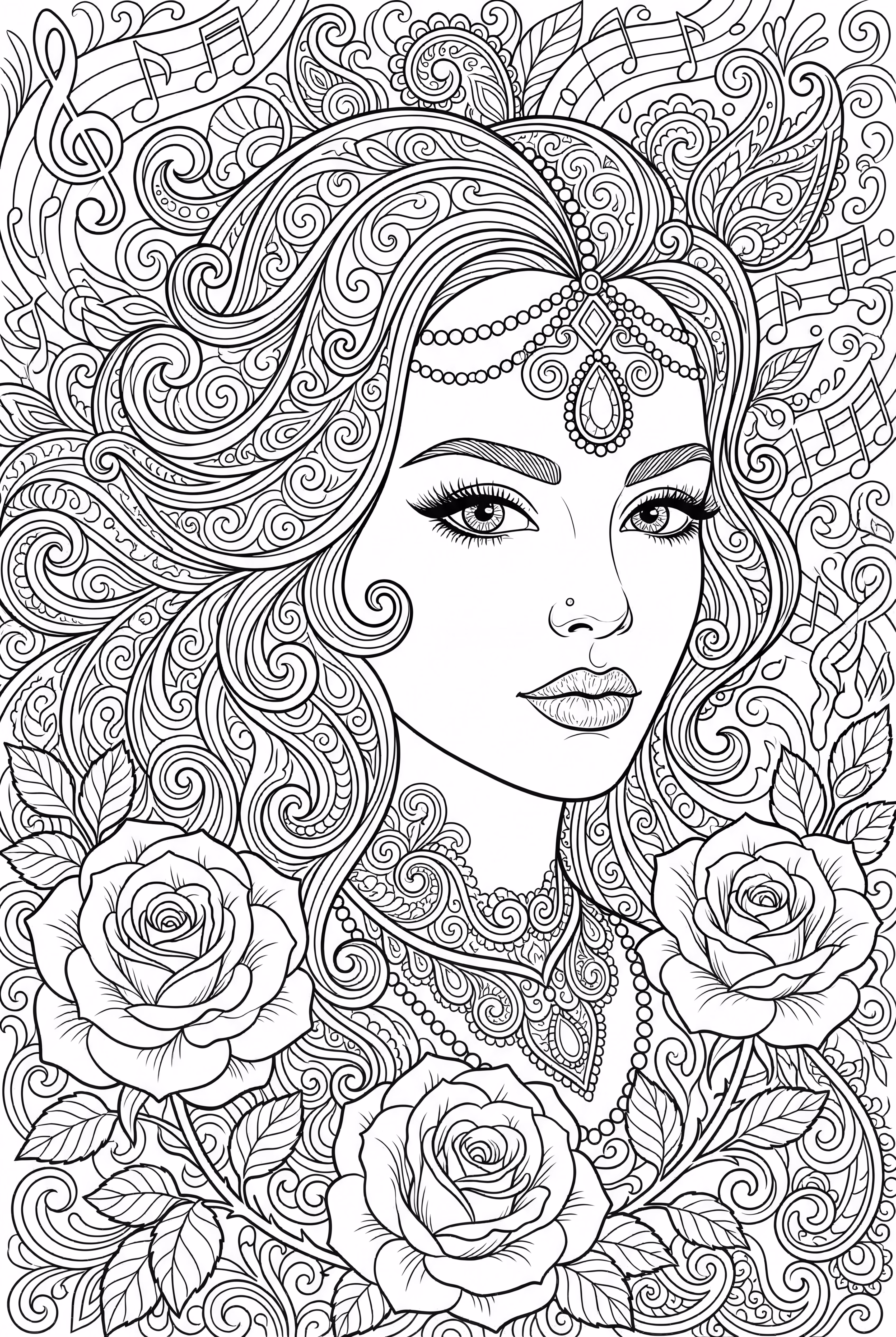 An Intricate Portrait Of Lady Gaga