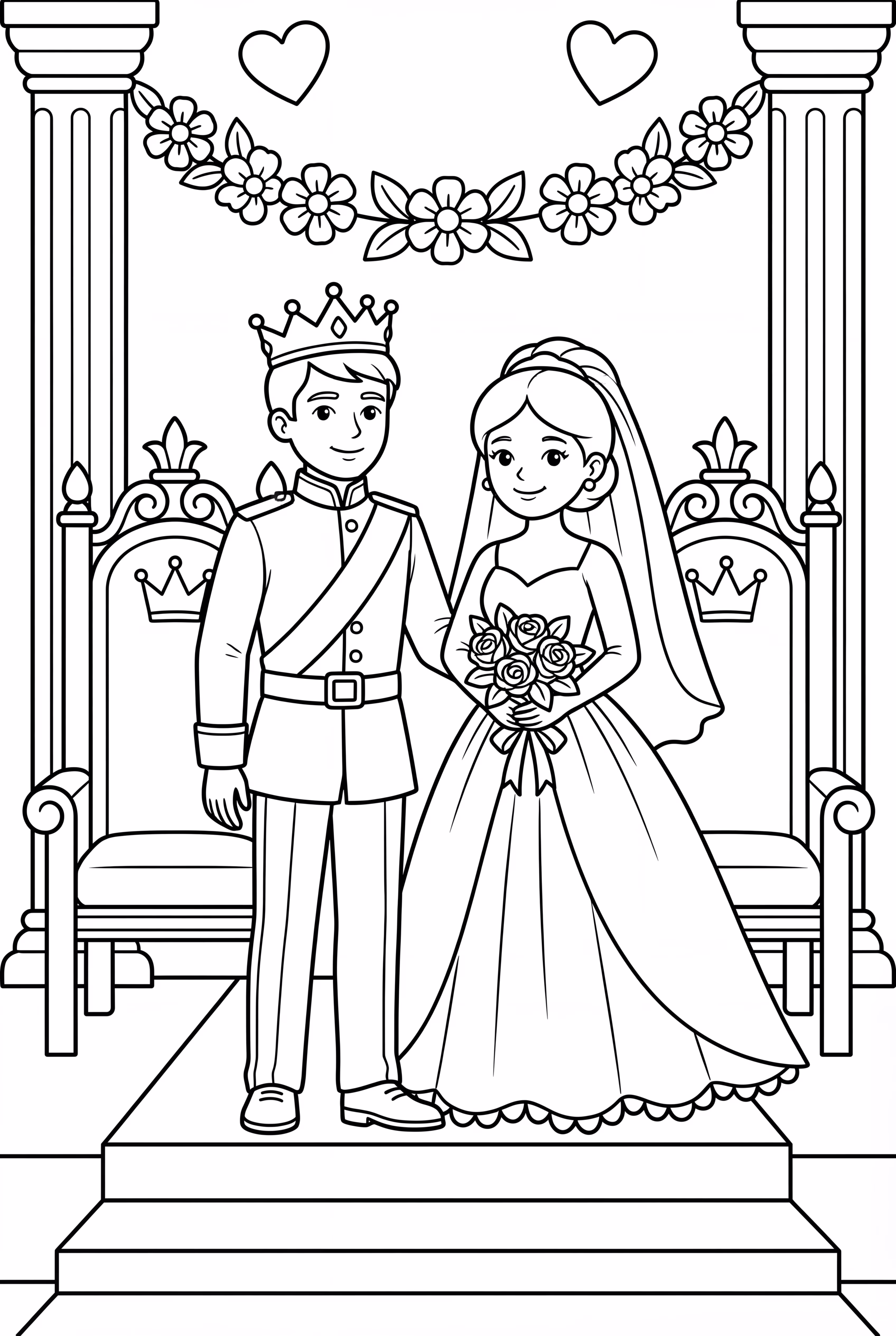 An Intricate Royal Wedding Scene