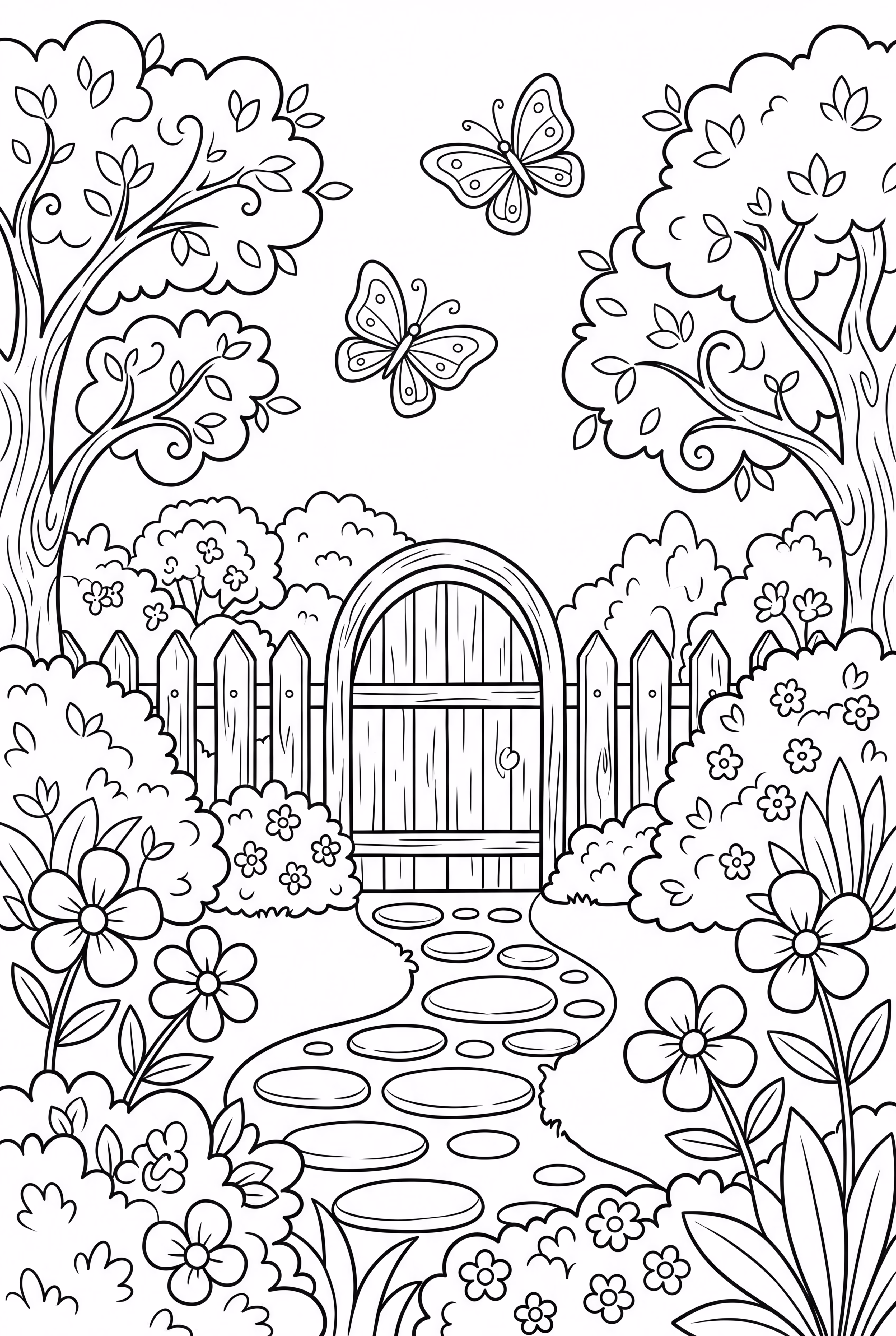 An Overgrown And Wild Secret Garden