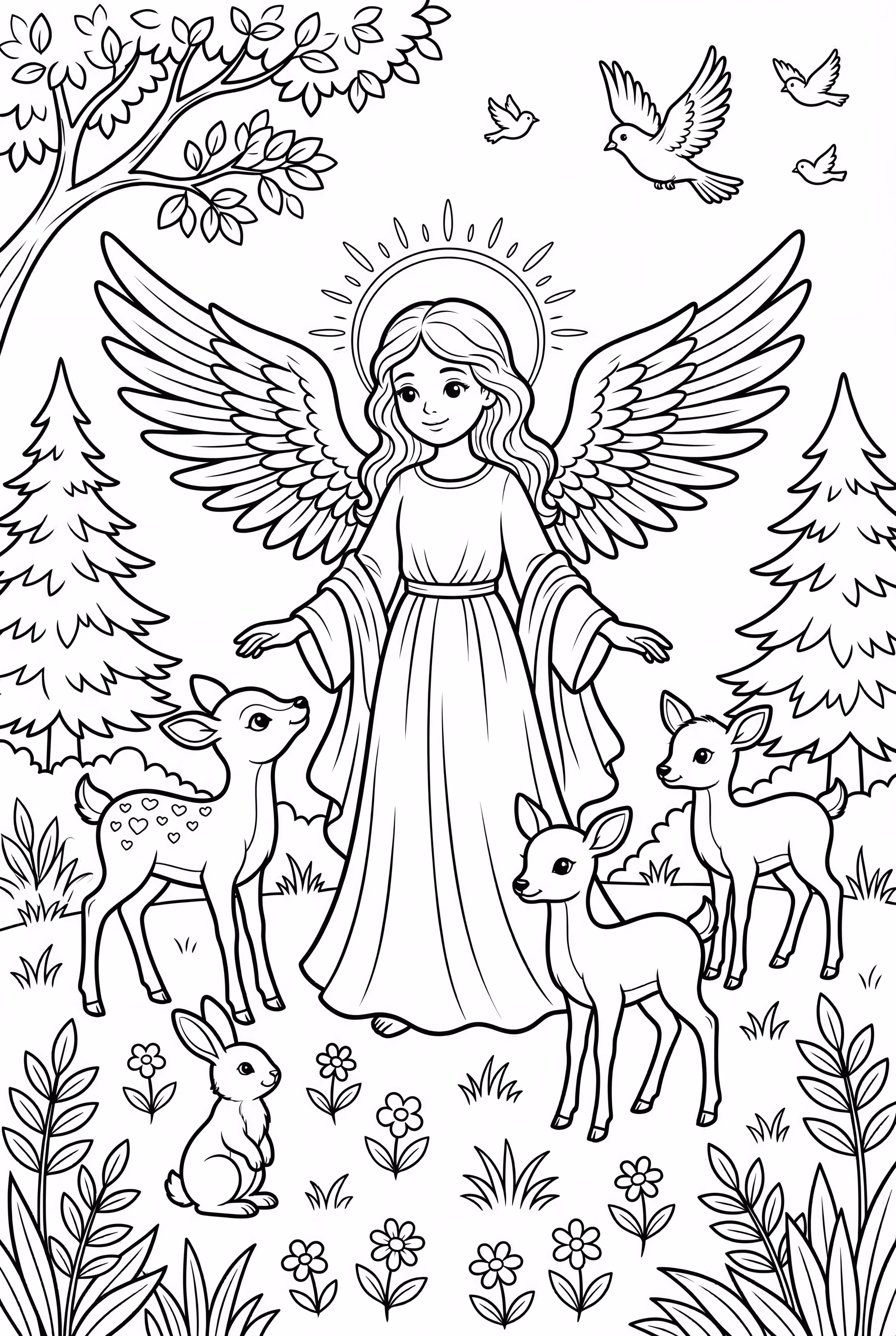 Angel Blessing Animals
