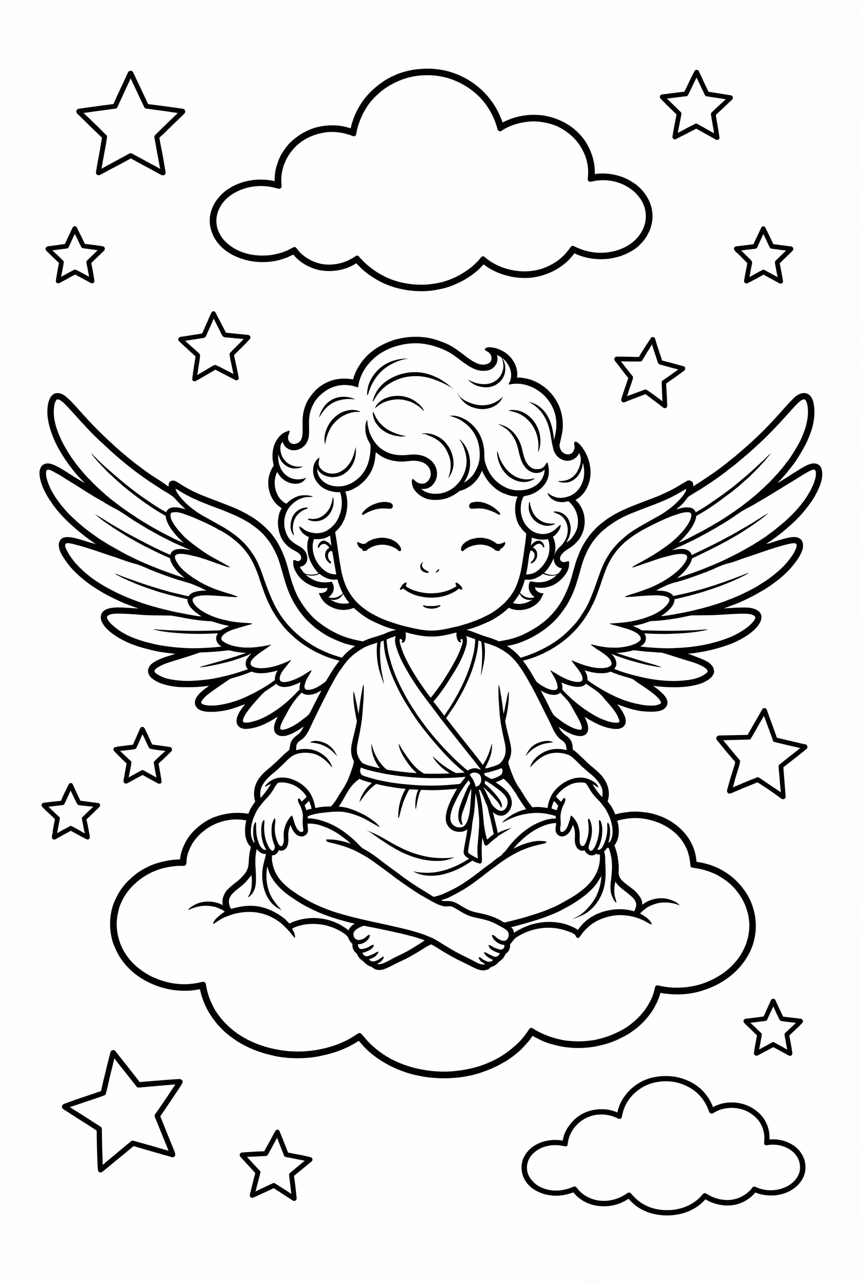 Retrato de Angel Dust Sonriendo