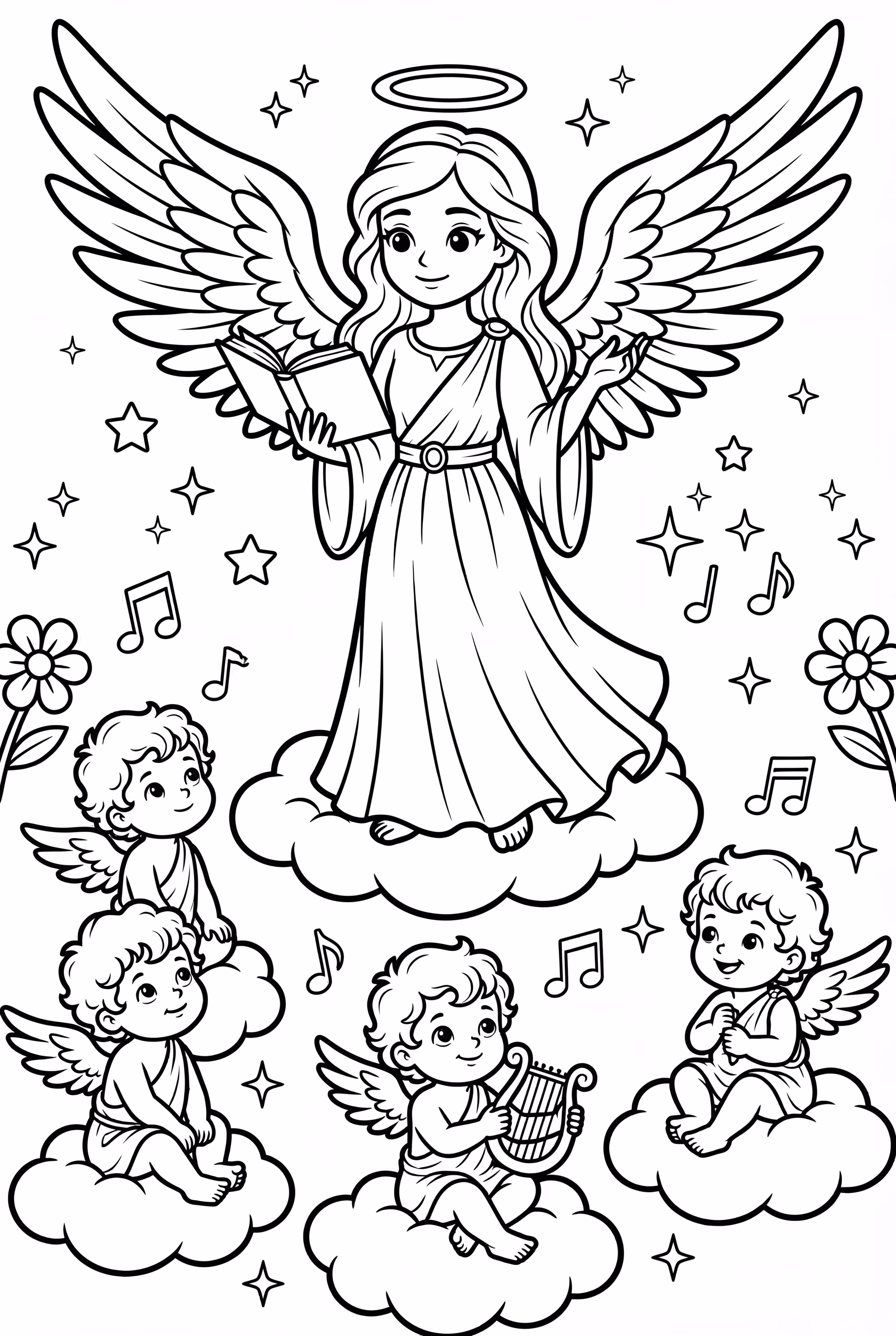 Angel Teaching Little Angels-2