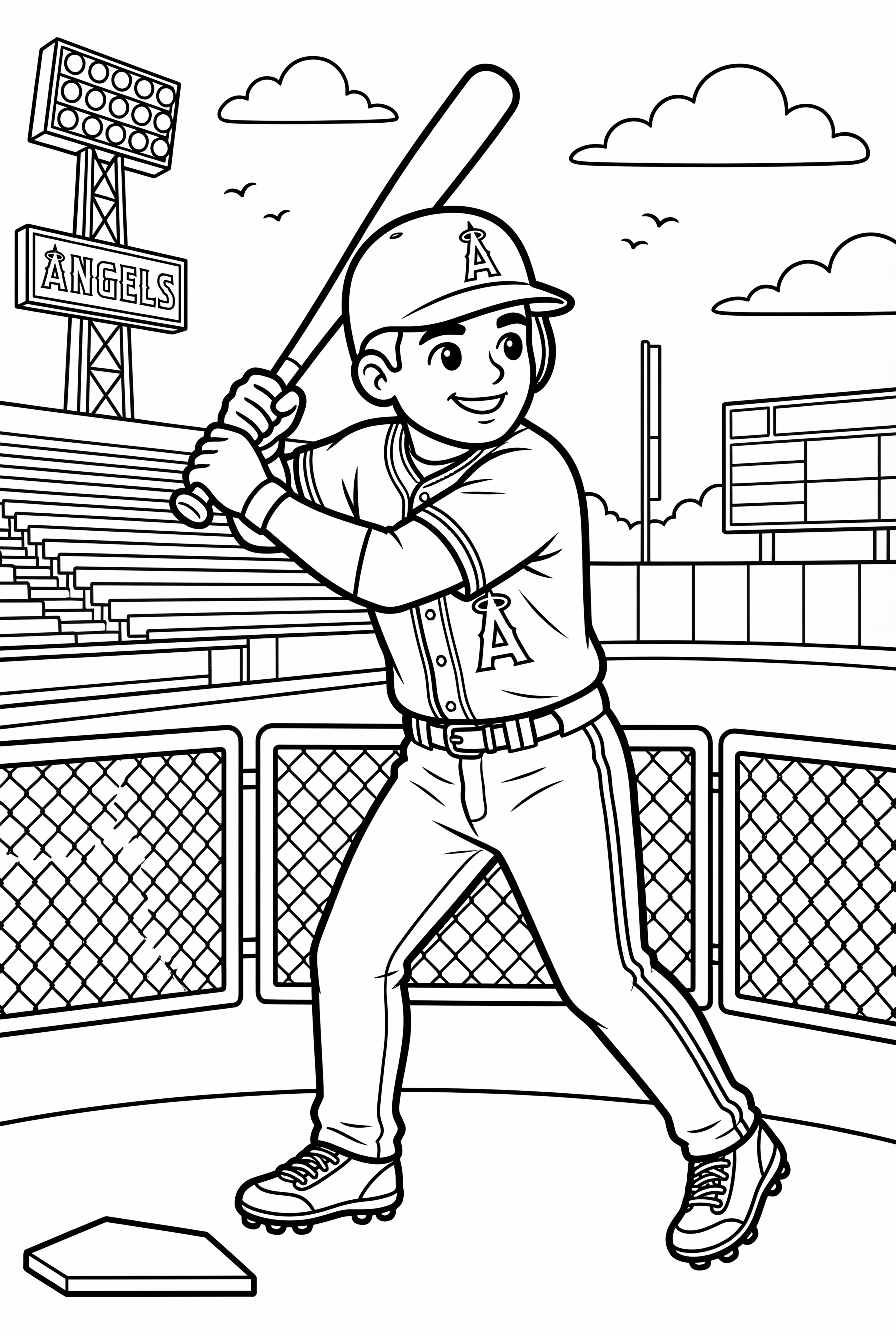 Angels baseball player