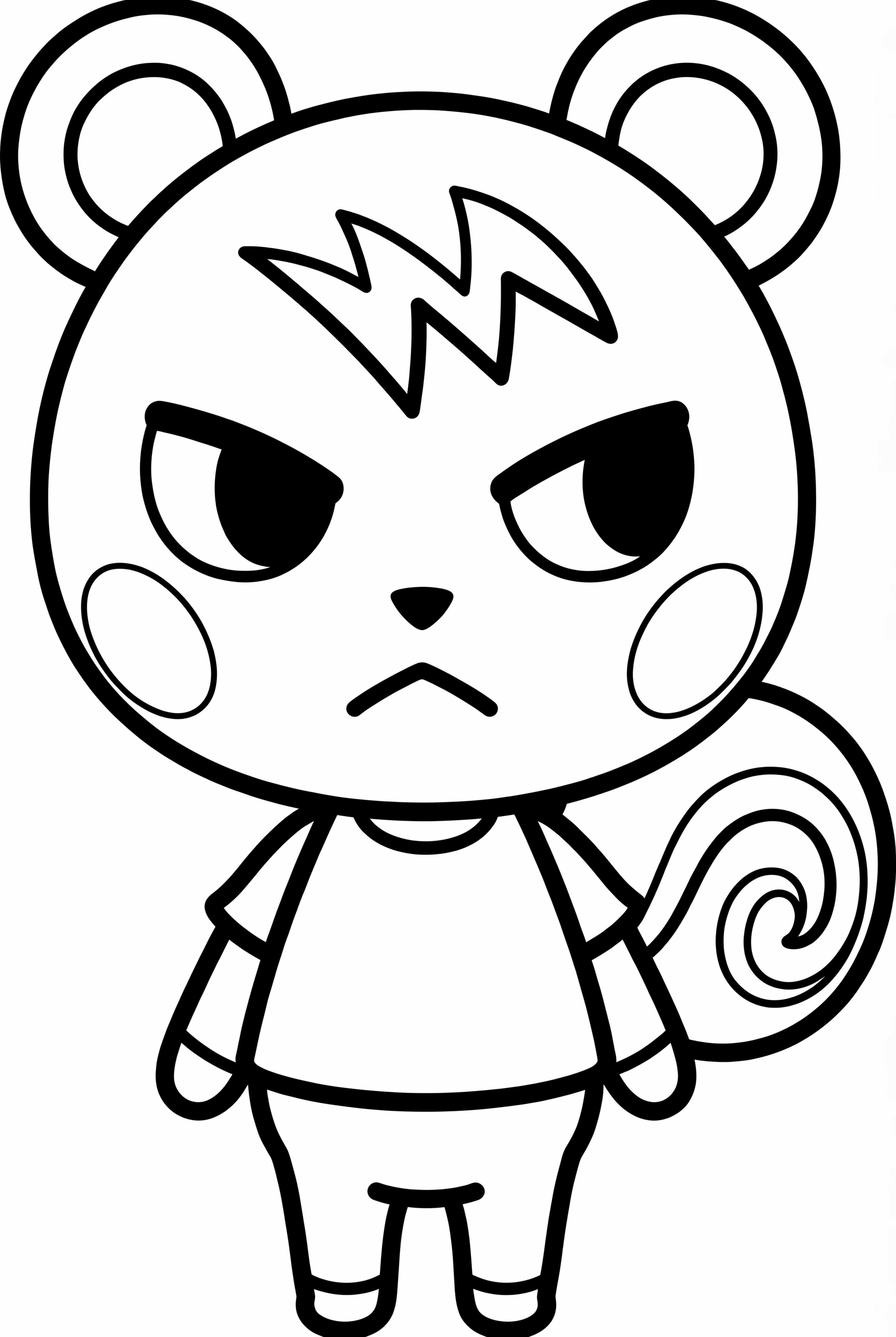 Animal Crossing Villager Marshal Portrait