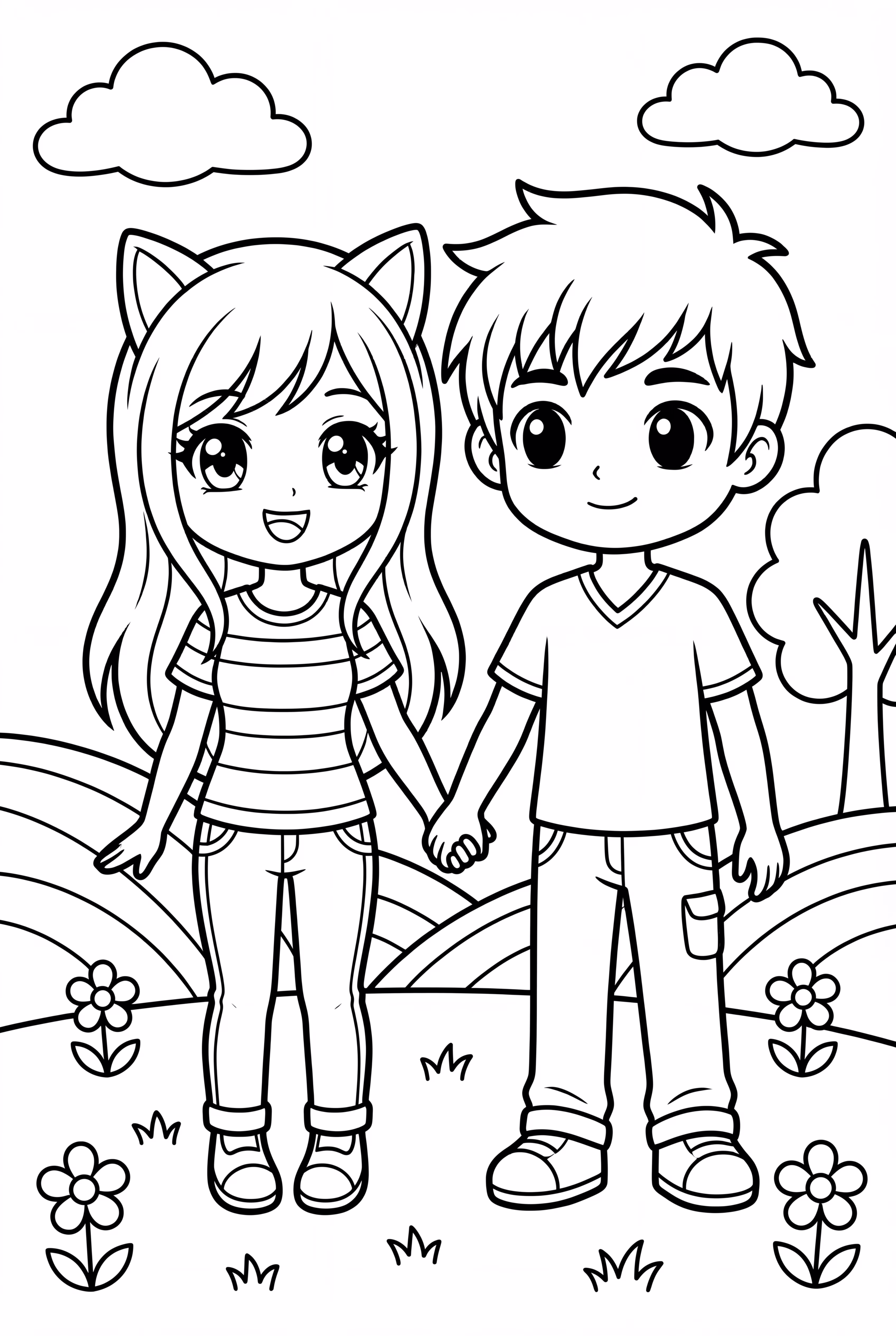 Aphmau And Aaron Holding Hands