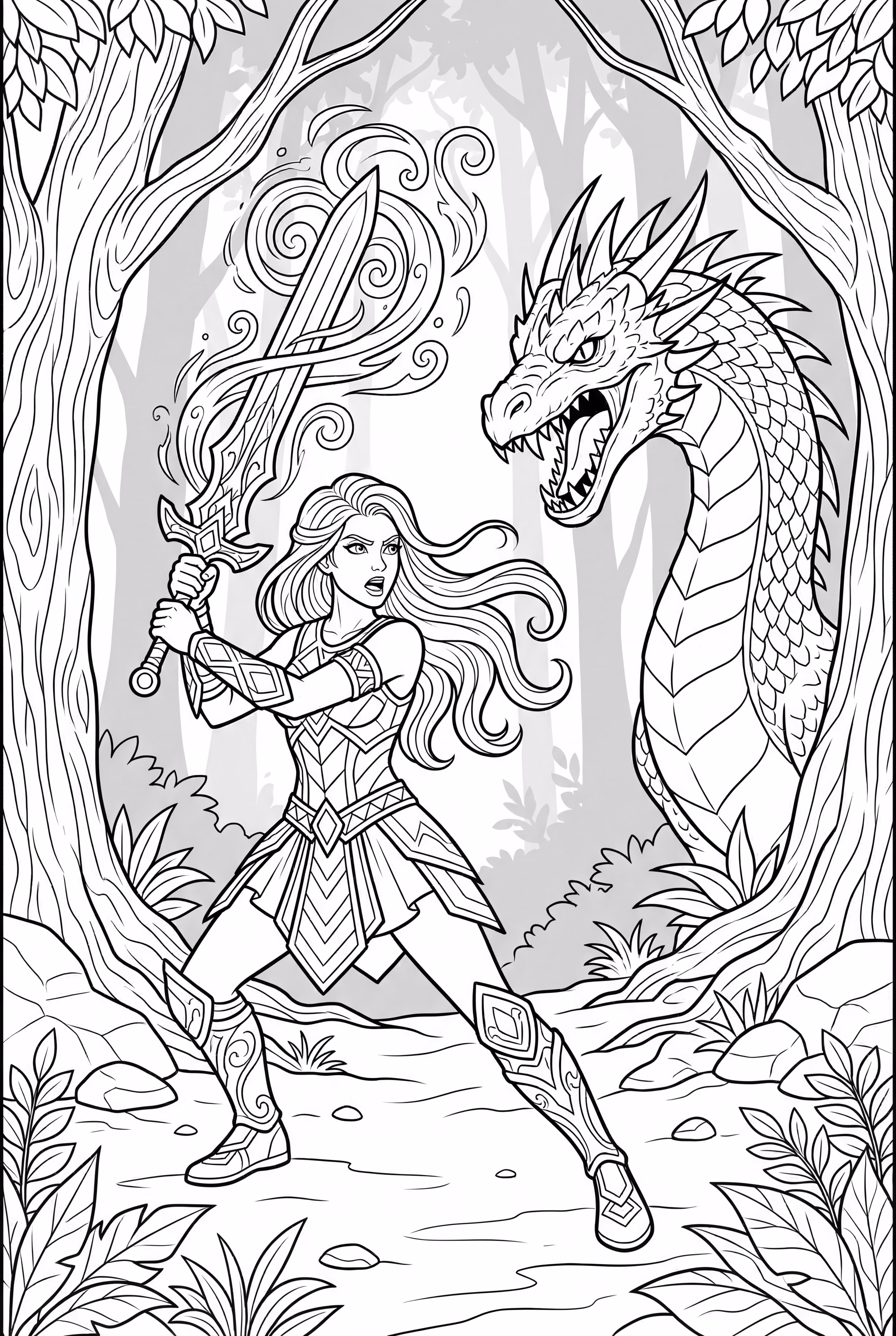 Aphmau Fighting A Monster With A Magic Sword