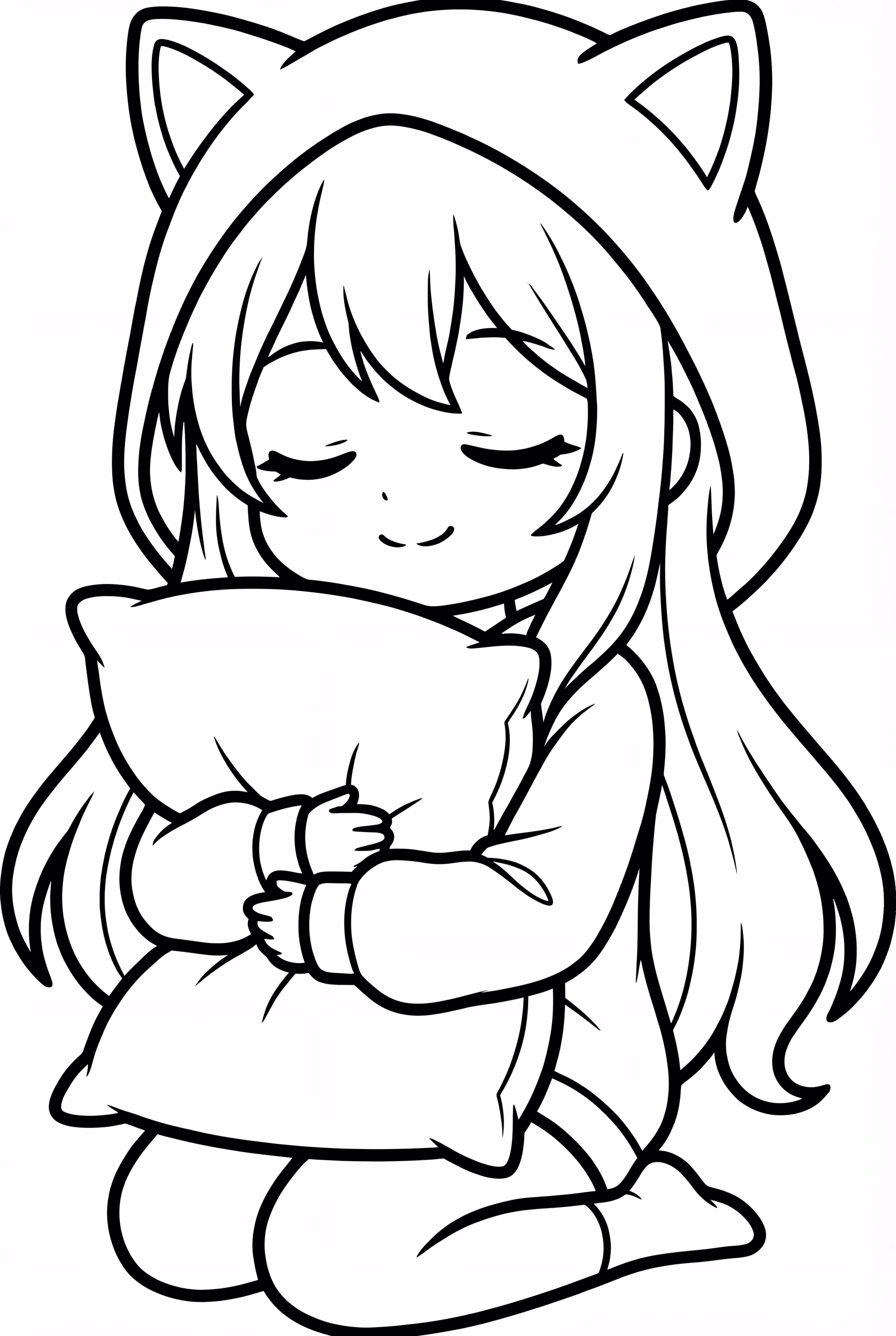 Aphmau Hugging A Soft Pillow