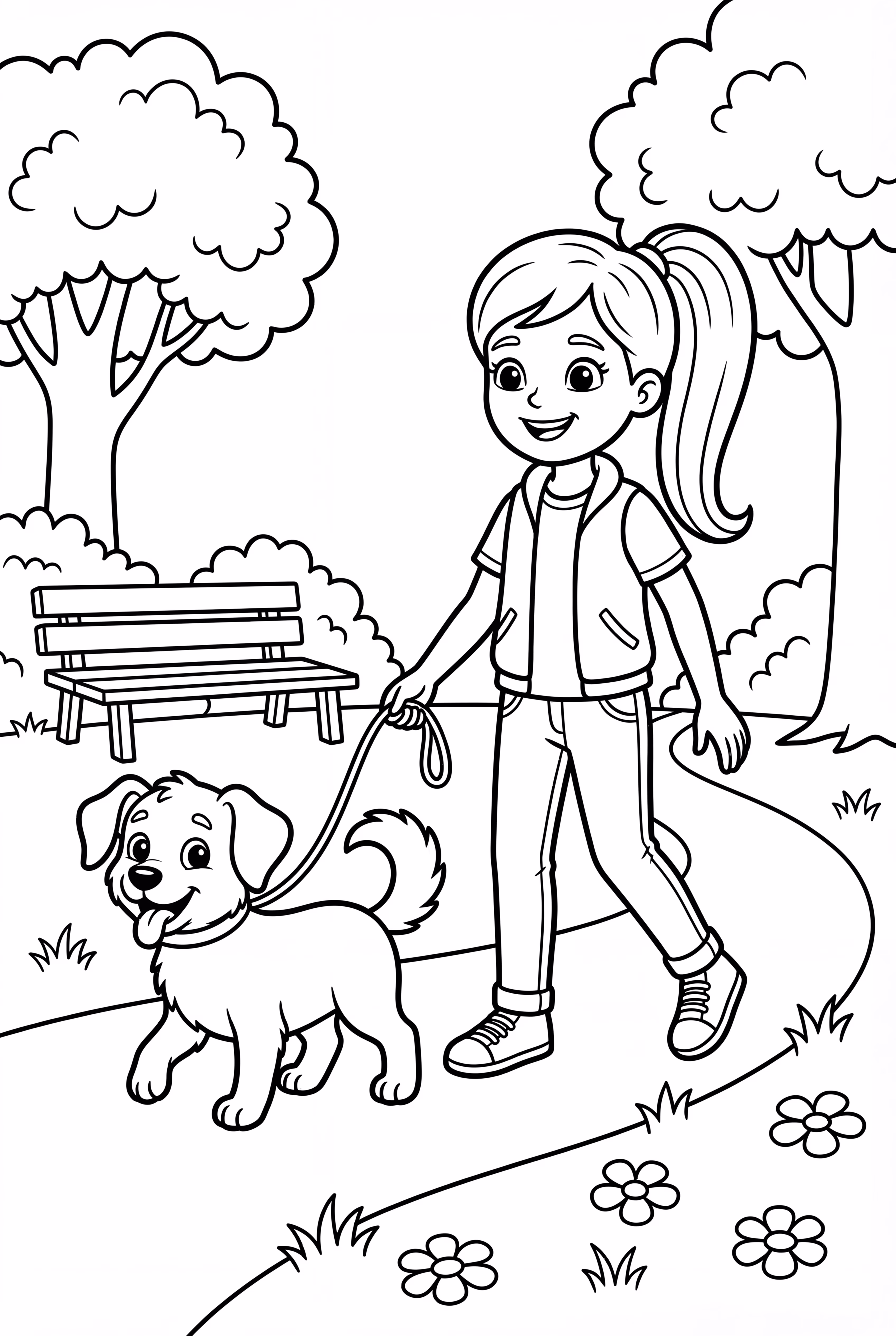 Aphmau Walking Her Puppy In The Park
