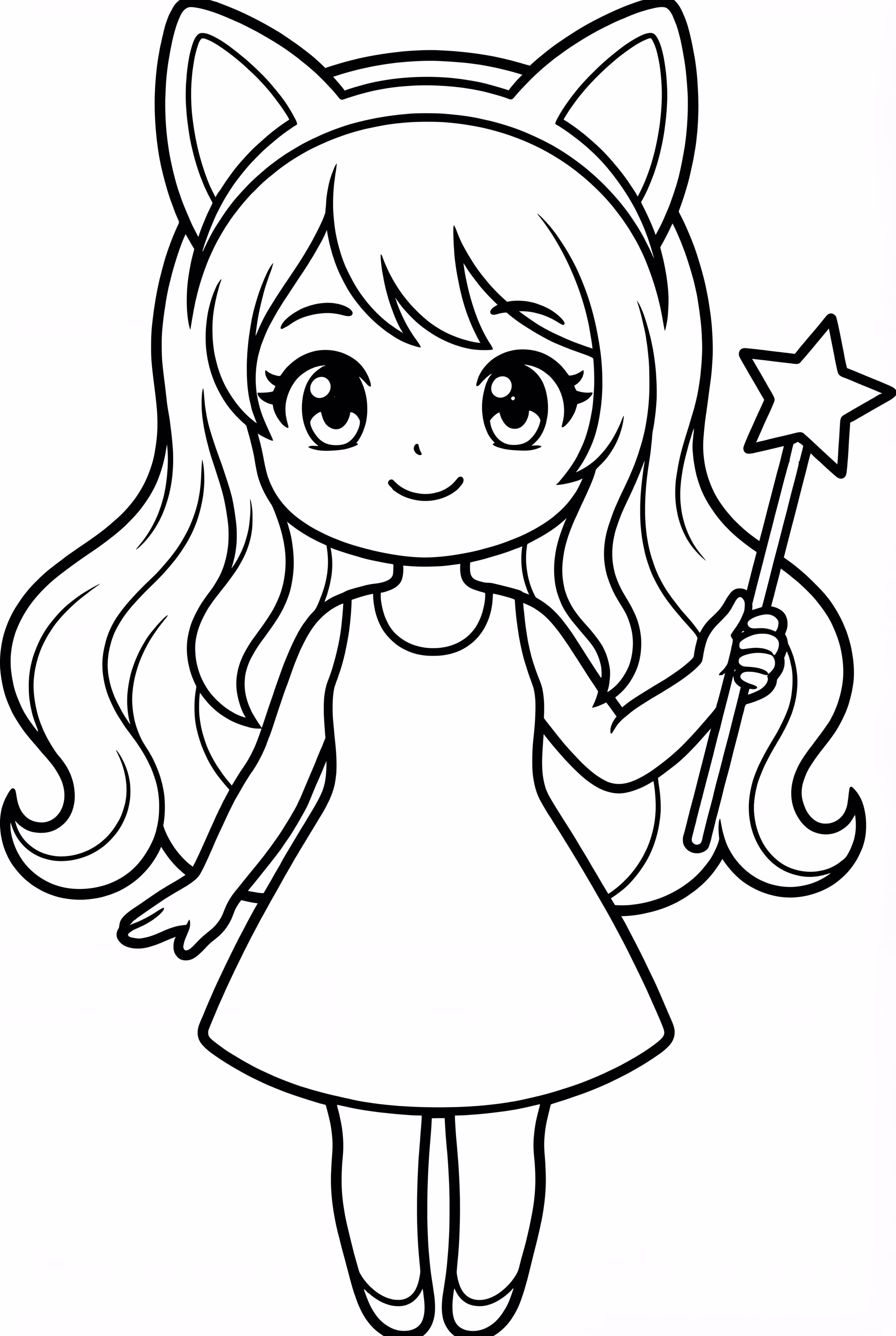 Aphmau mit einem einfachen Zauberstab