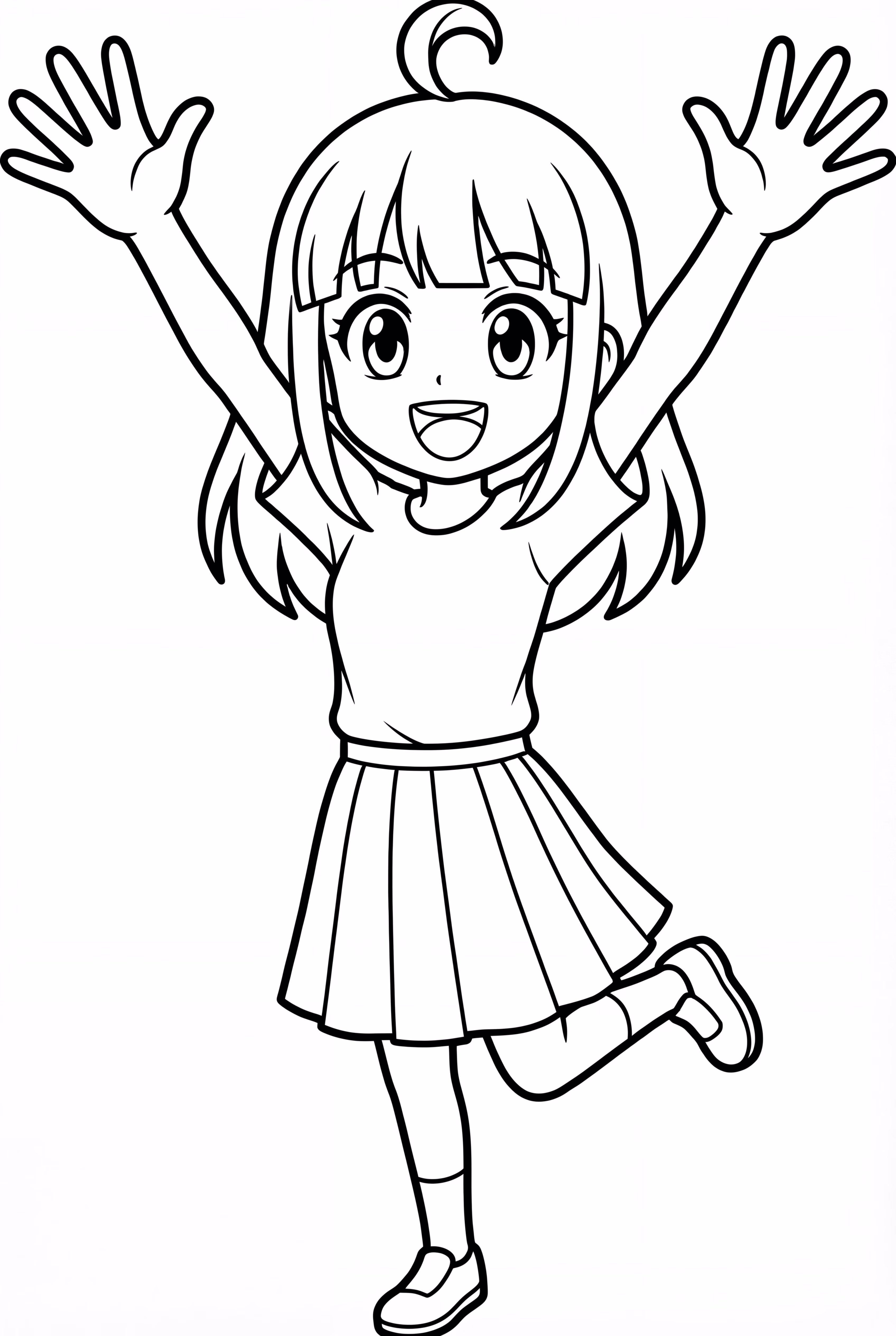 Aphmau con ojos grandes y felices