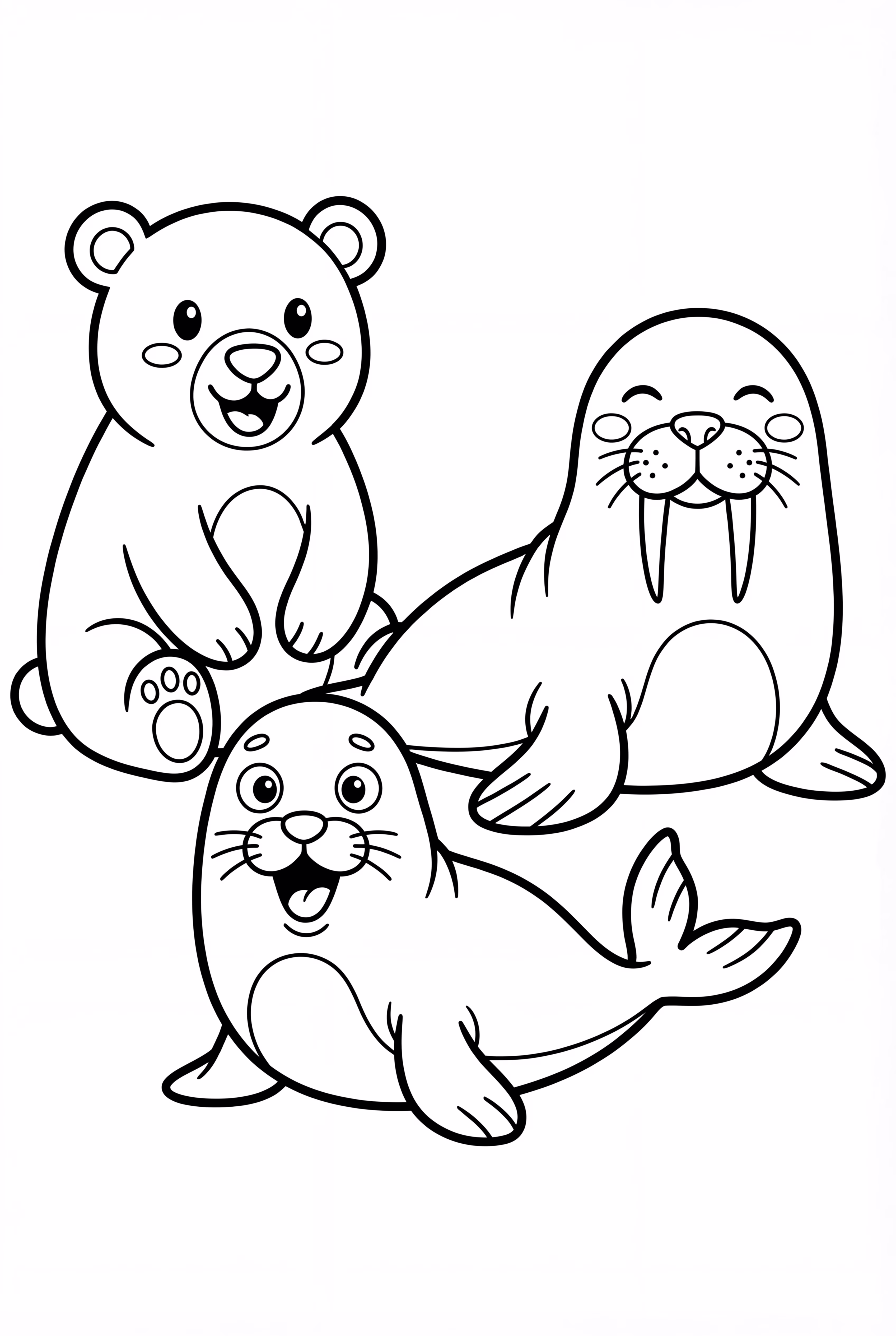 Arctic Animals Making Funny Faces