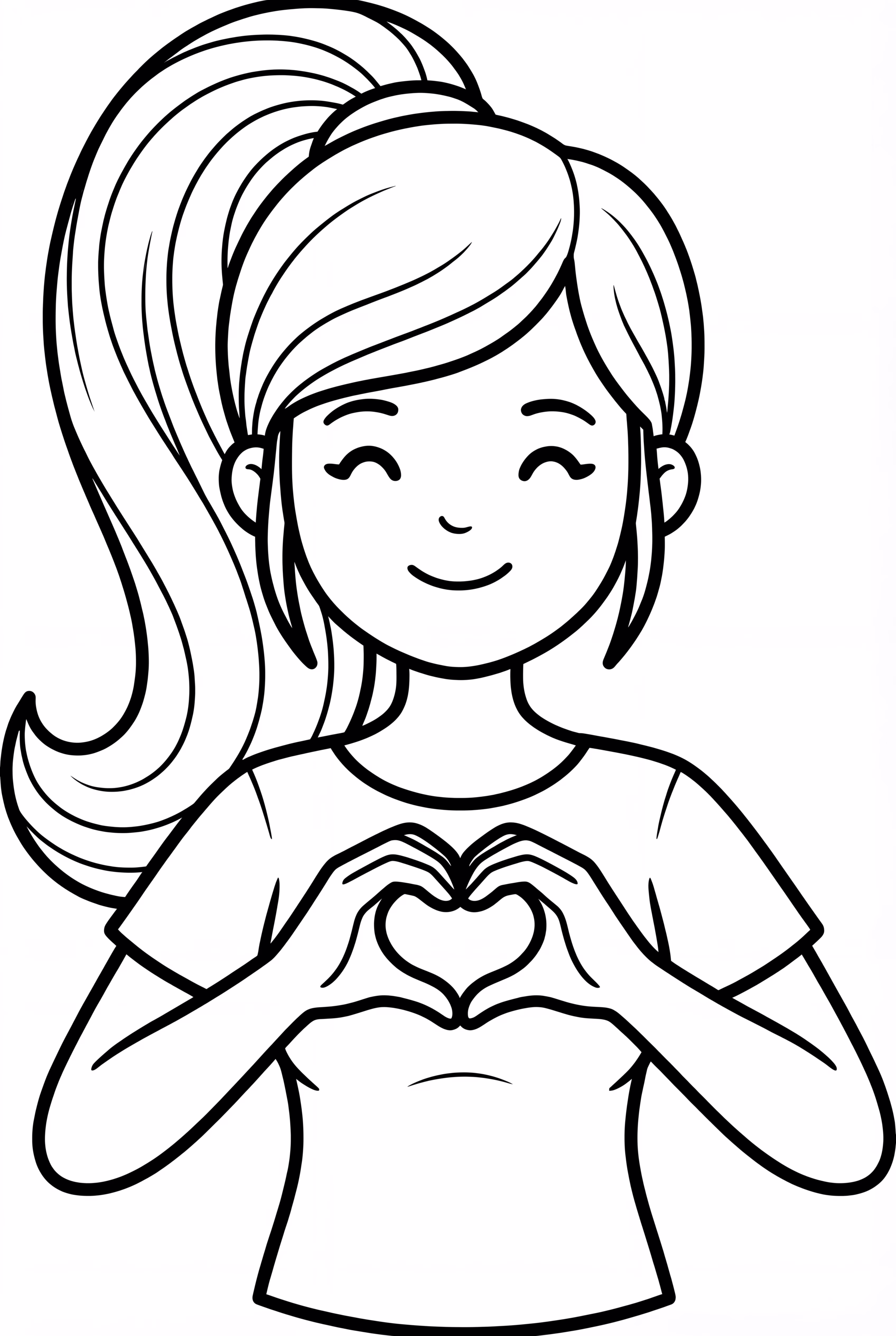 爱莉安娜·格兰德用手比心