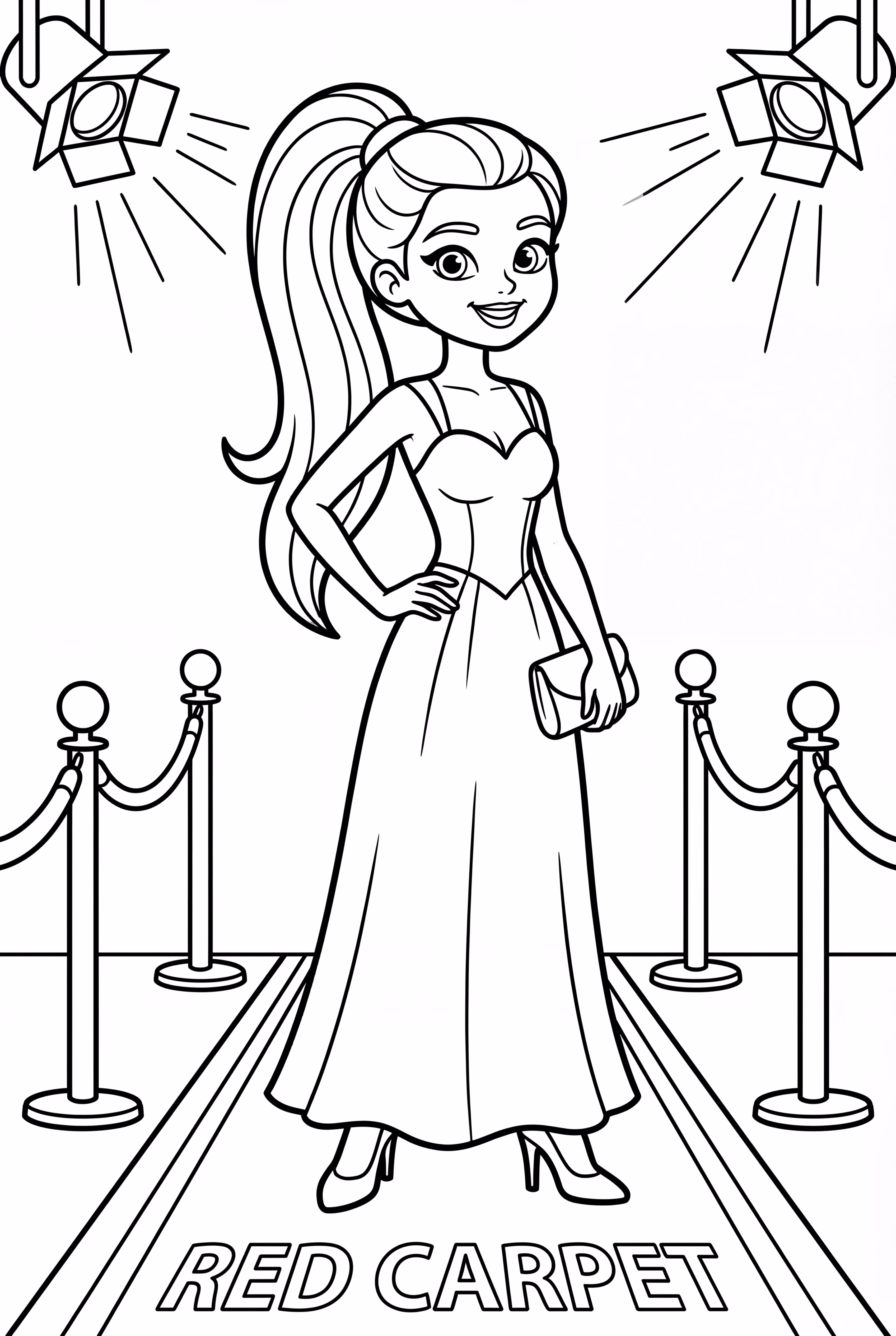 阿丽亚娜·格兰德在红毯上的摆拍