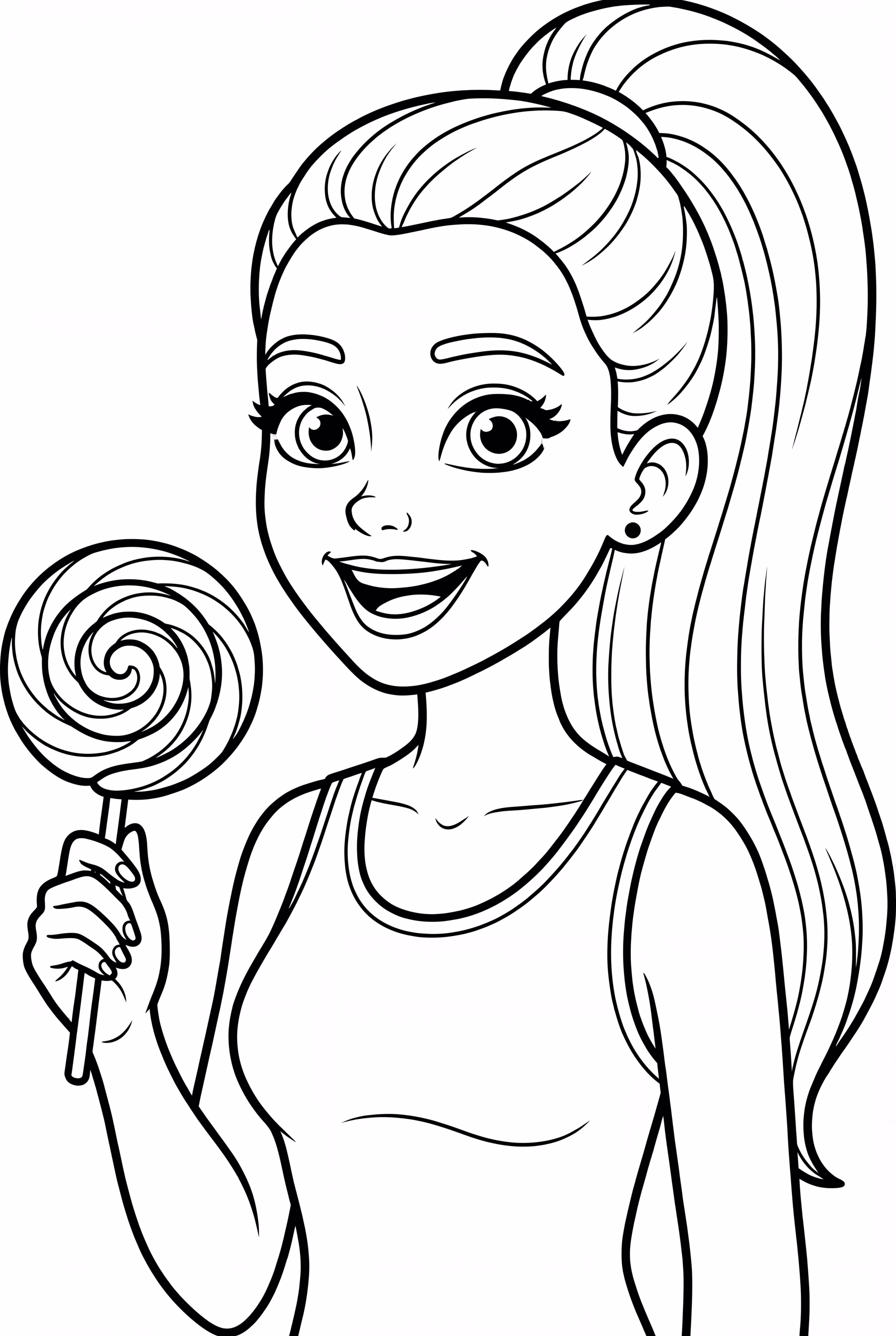 Ariana Grande With A Lollipop