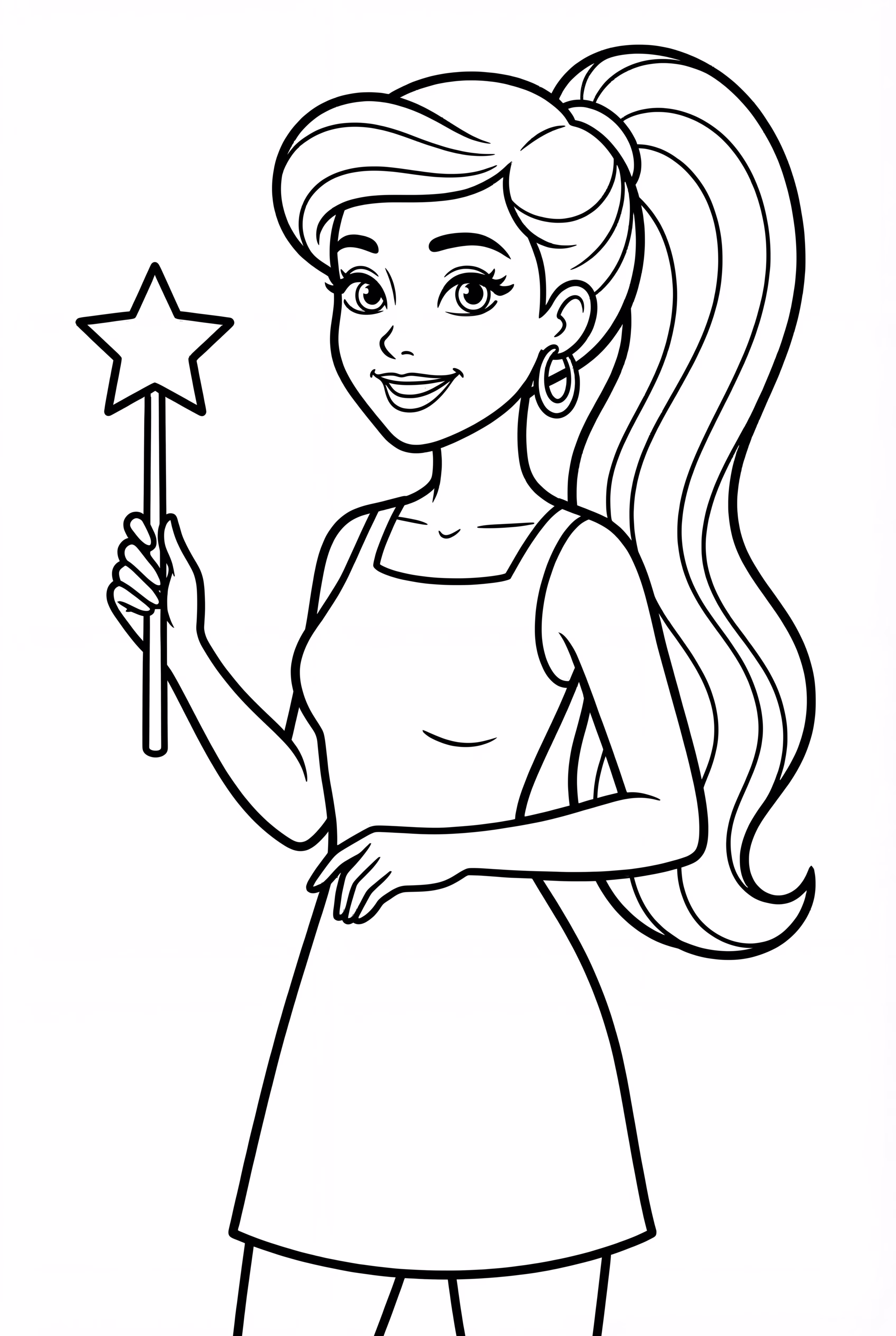 Ariana Grande Avec Une Baguette Étoile