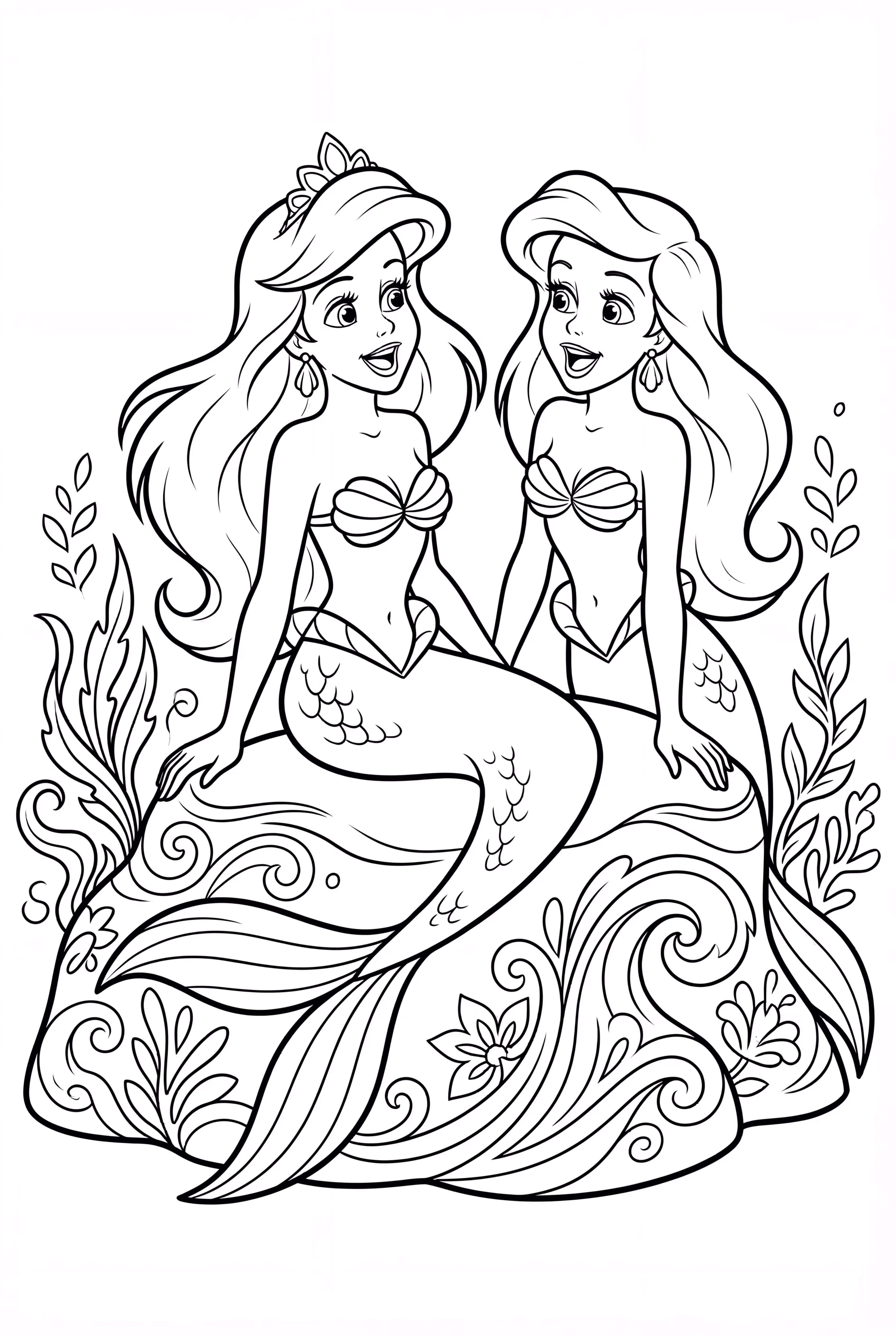 ariel and sisters singing together