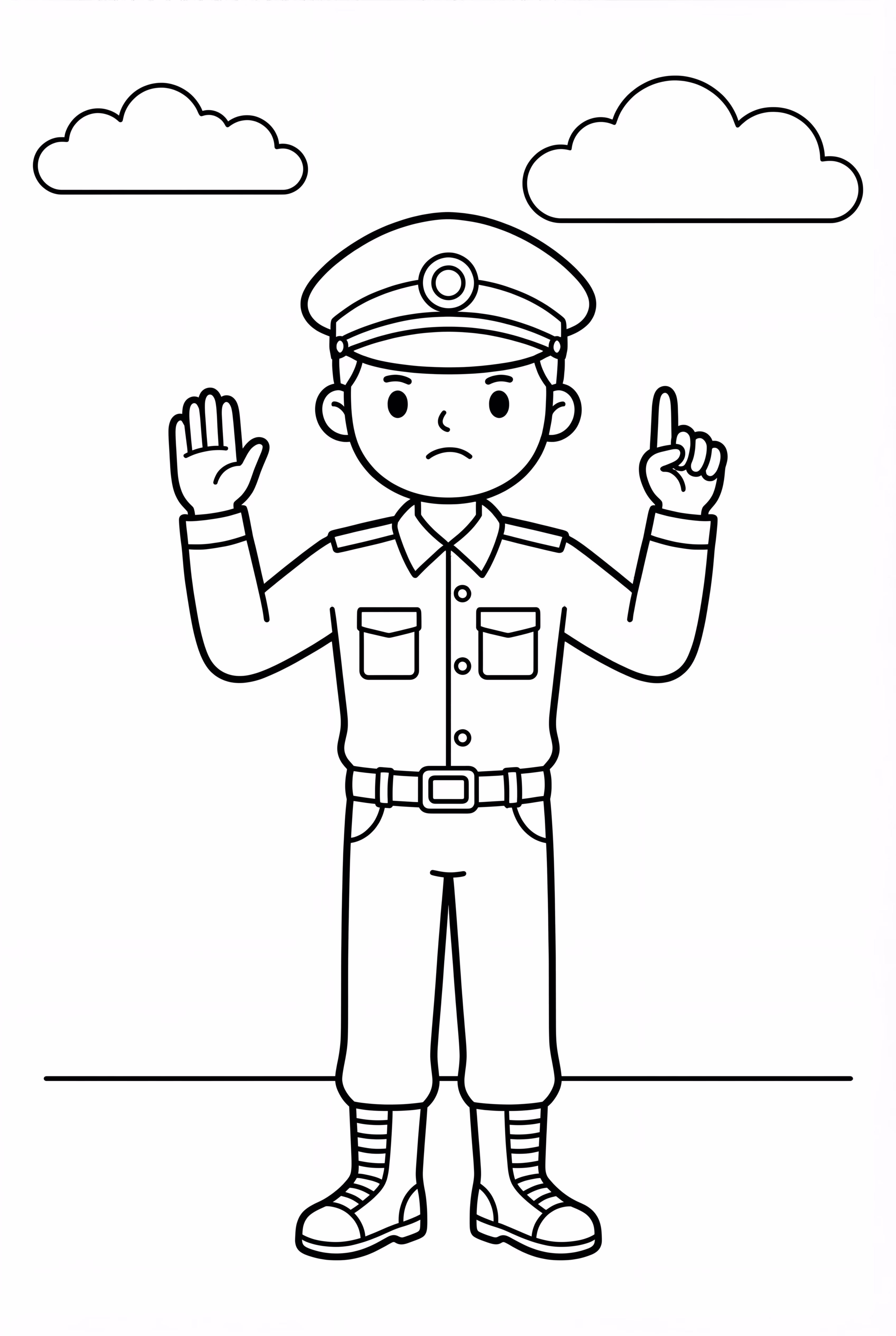 Army Officer Giving Commands
