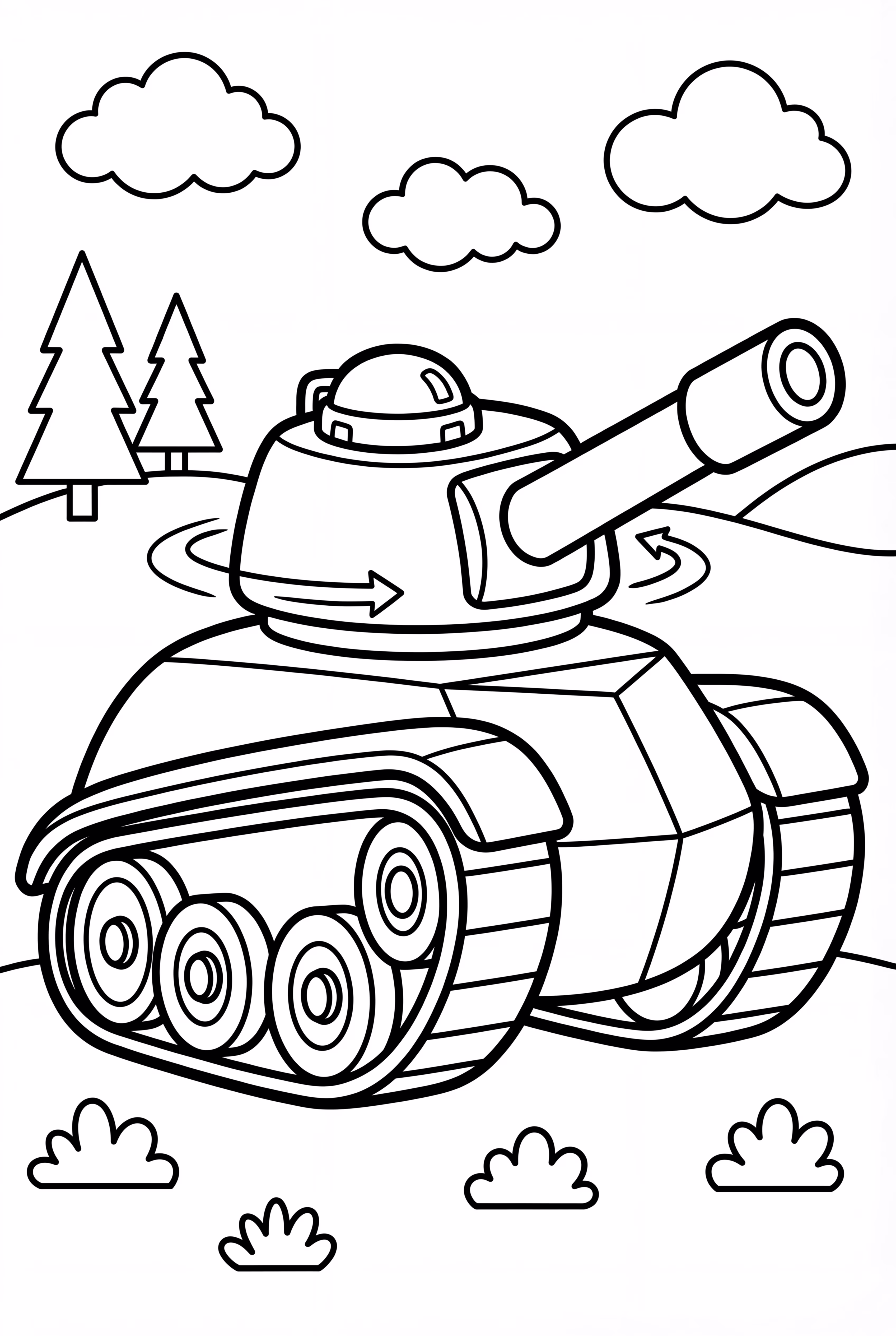 Army Tank Turret Rotation