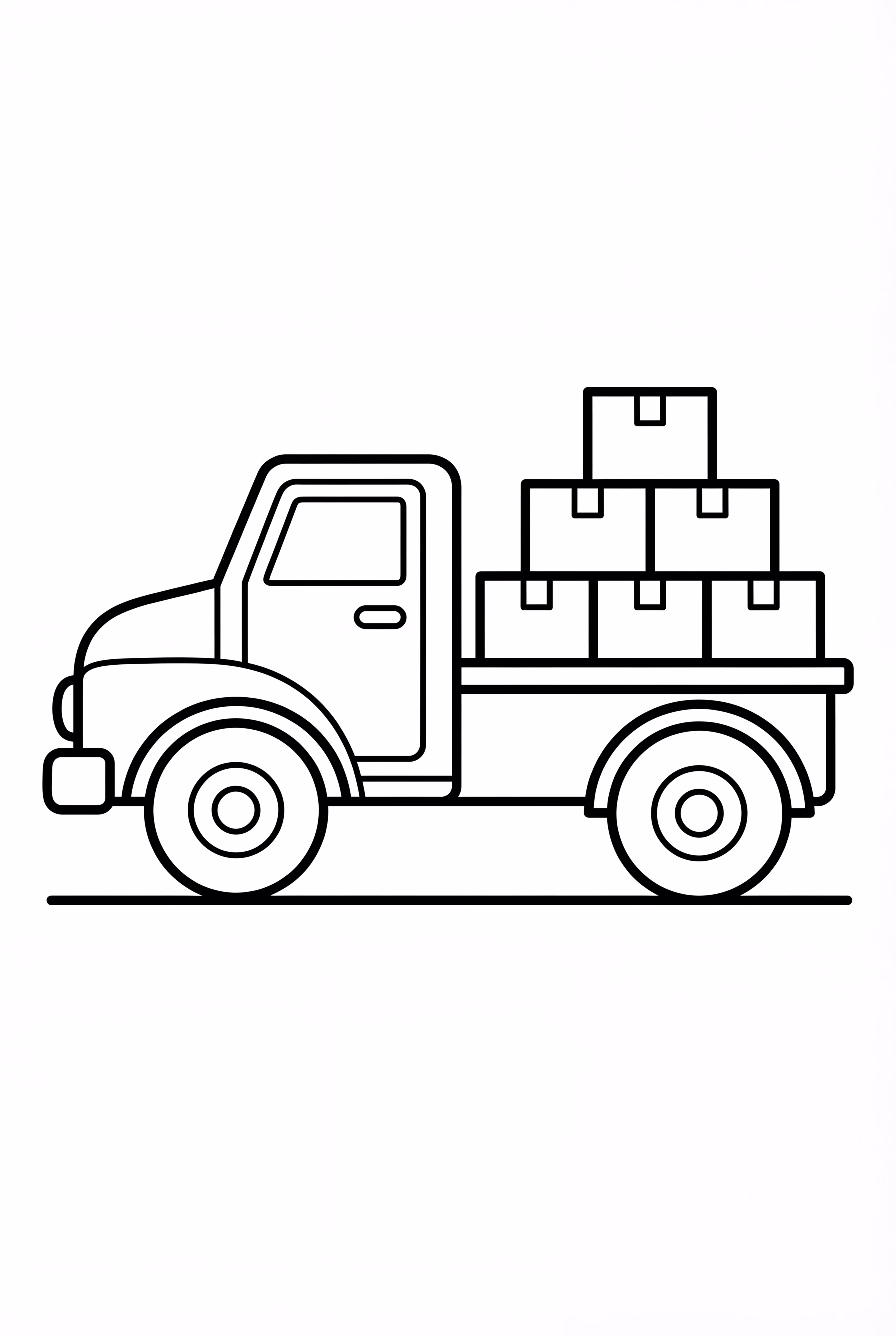 Army Truck Transporting Supplies