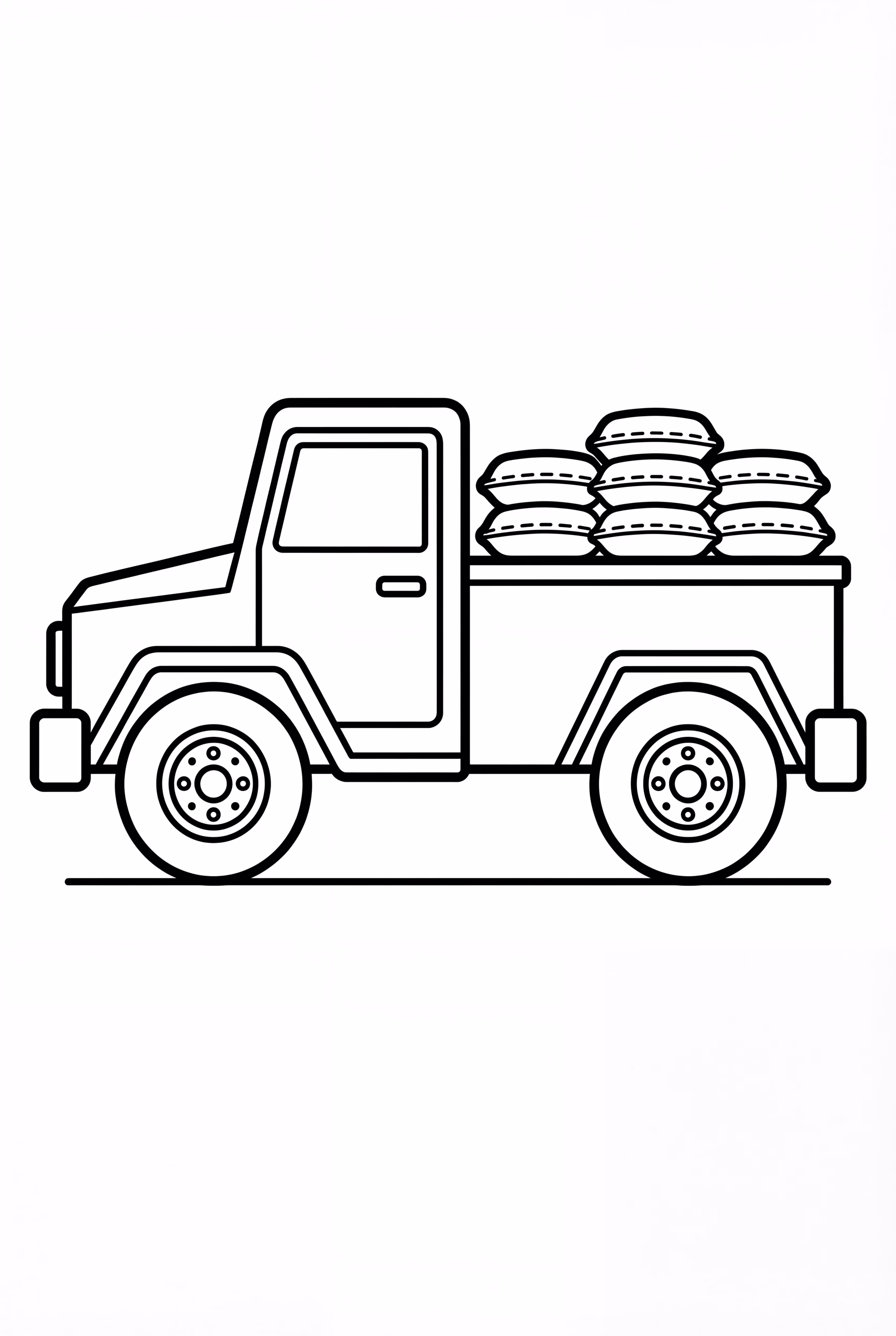 Army Truck With Sandbags