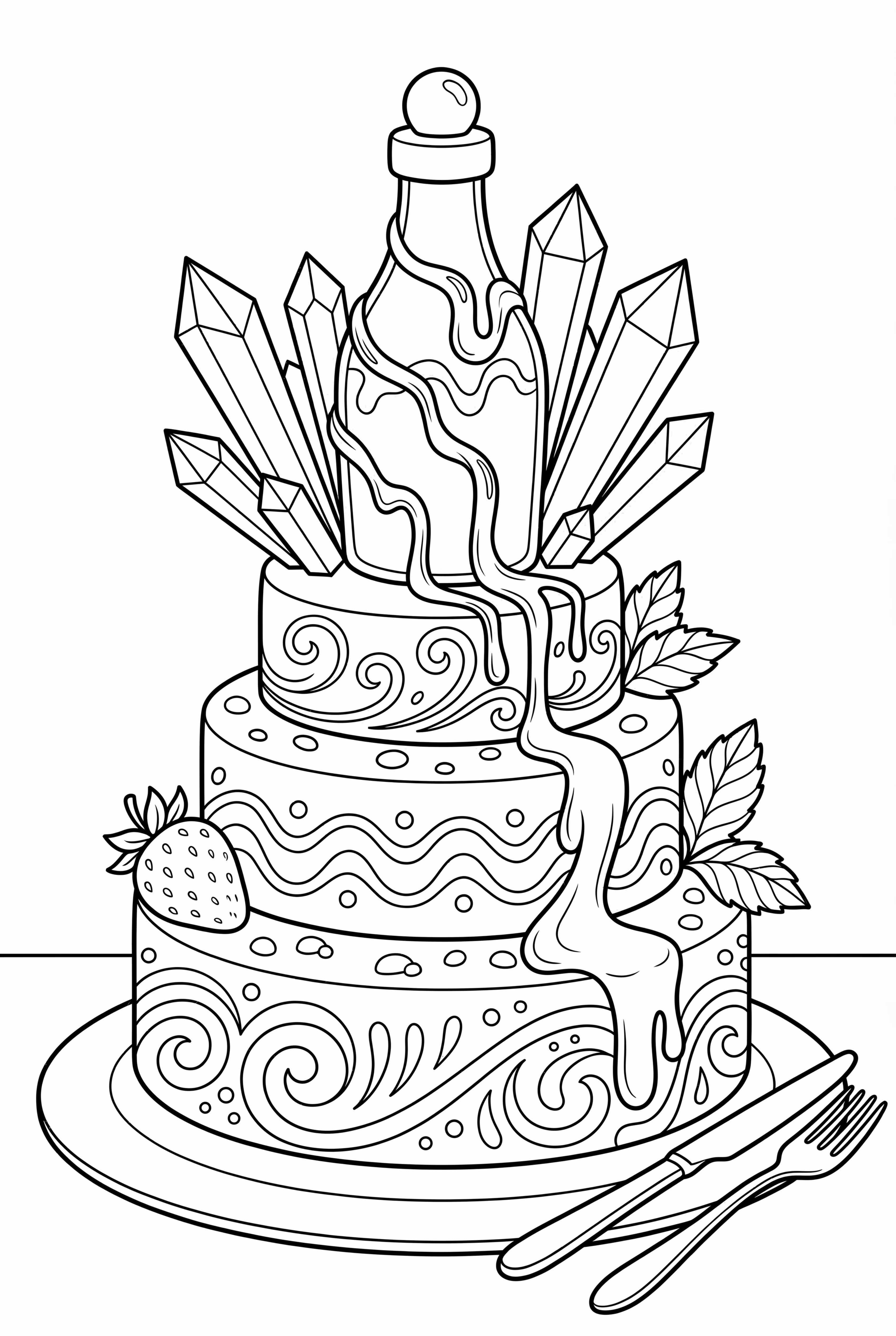 藝術甜點雕塑搭配巧克力