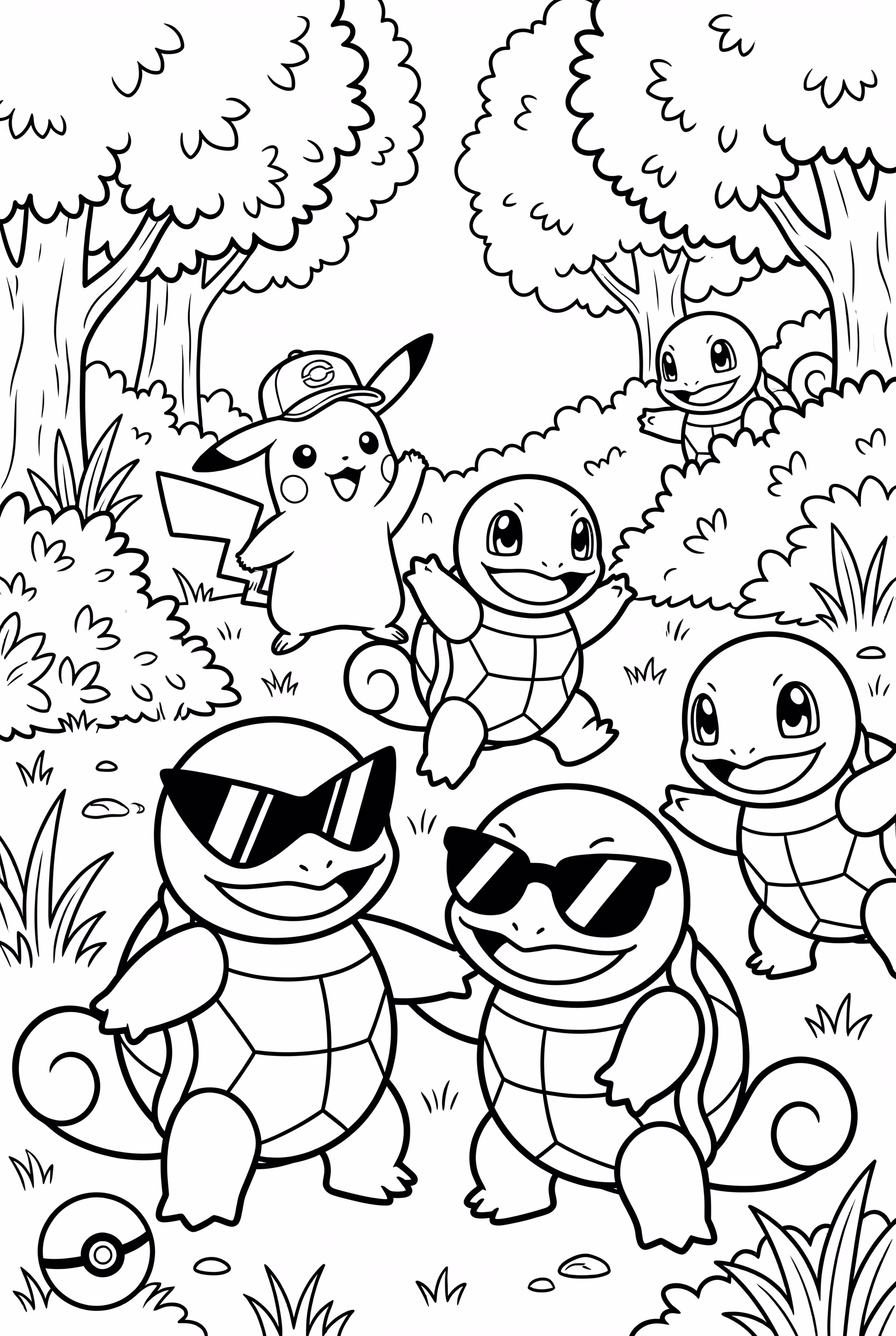 애쉬의 꼬부기 스쿼드와 재회