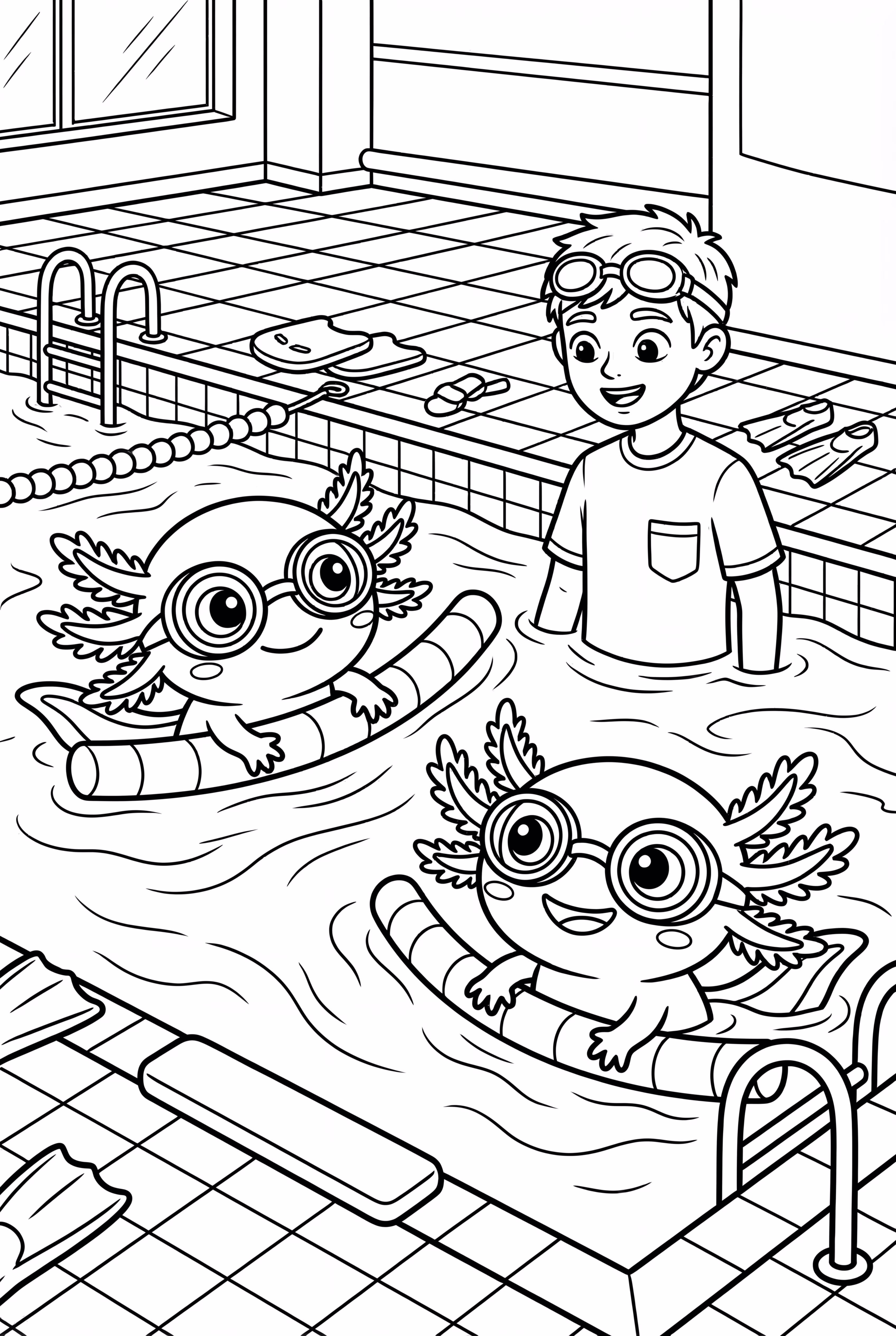 Aulas de Natação do Axolote