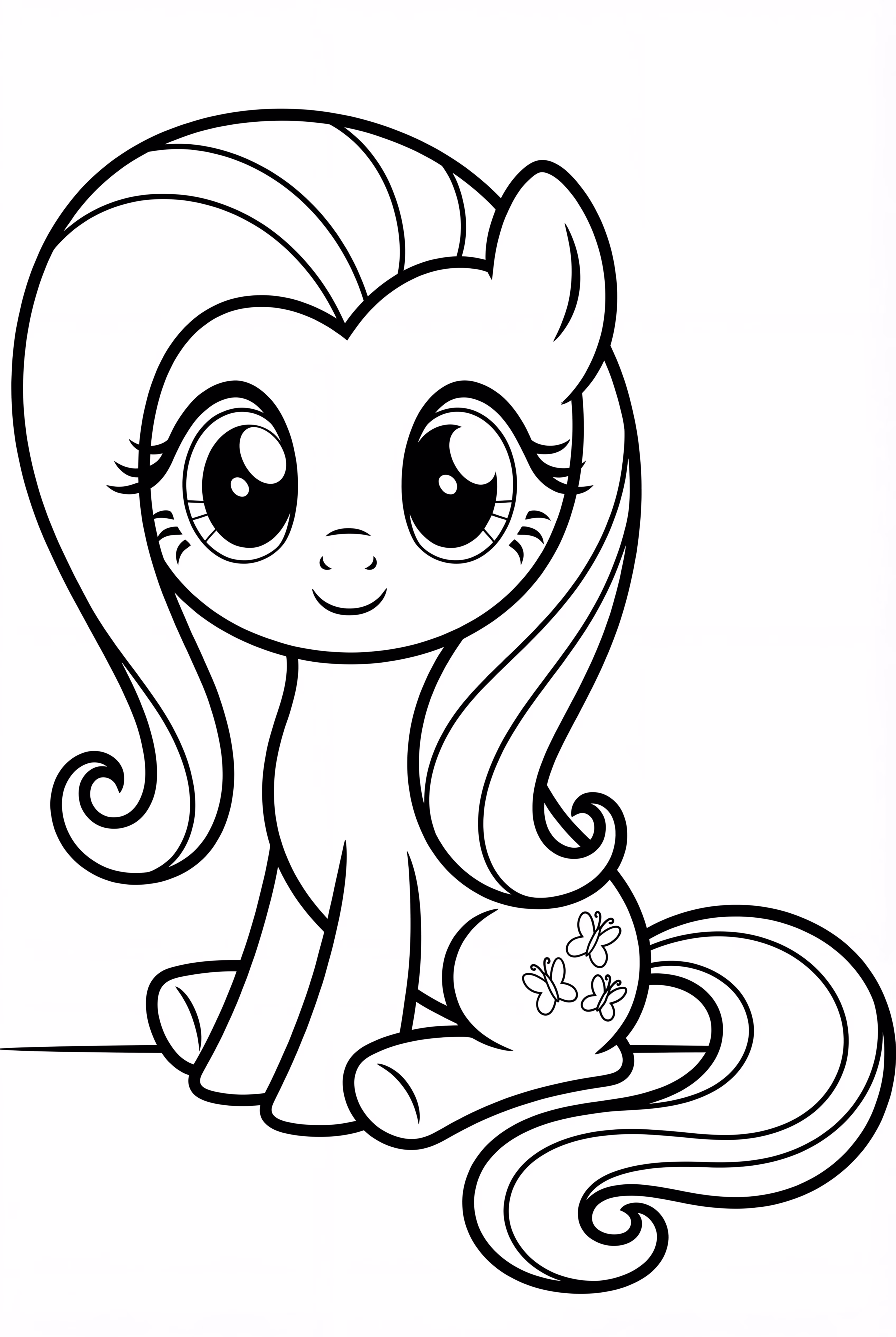 Baby Fluttershy As A Filly