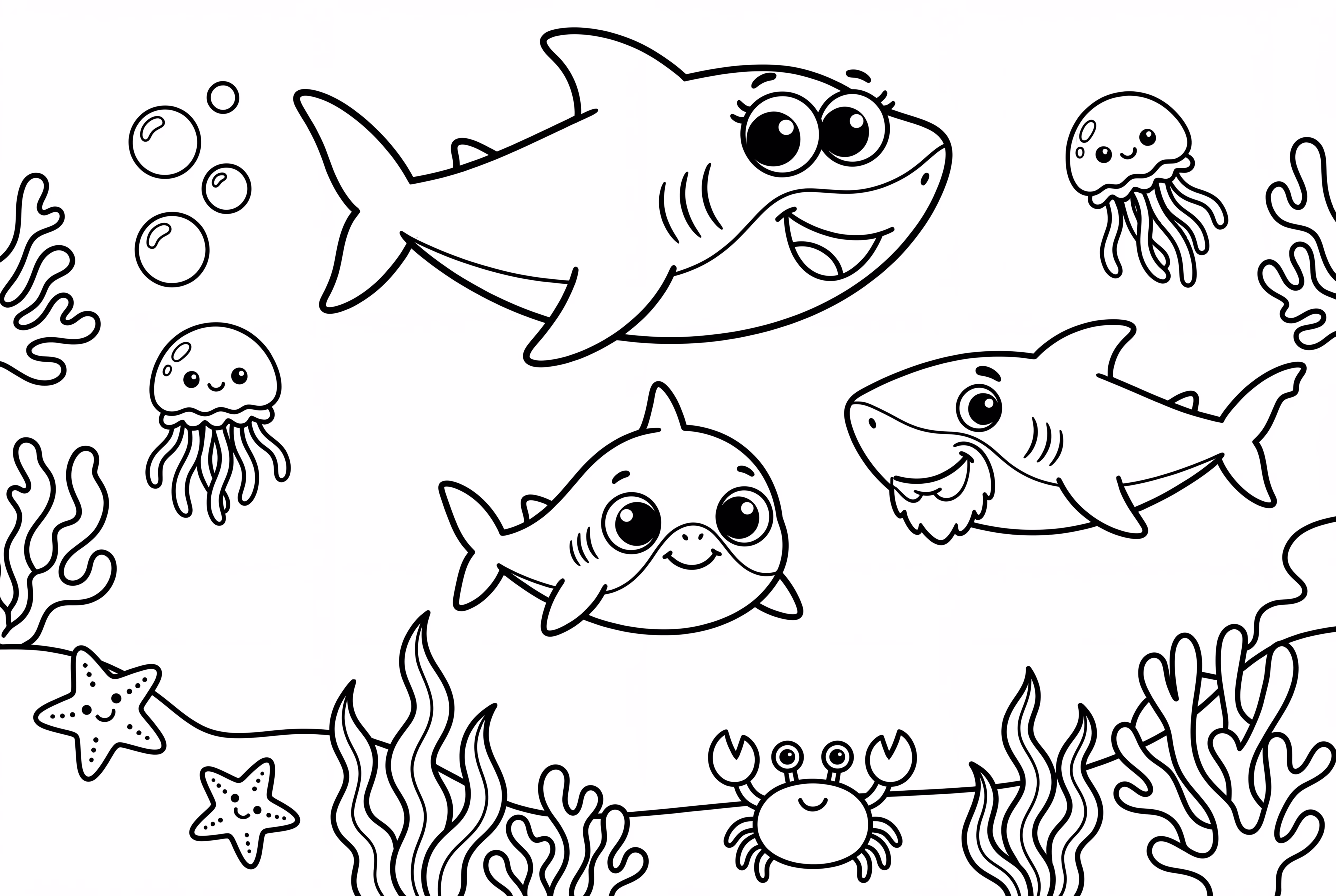 Baby Shark Plastic Bag