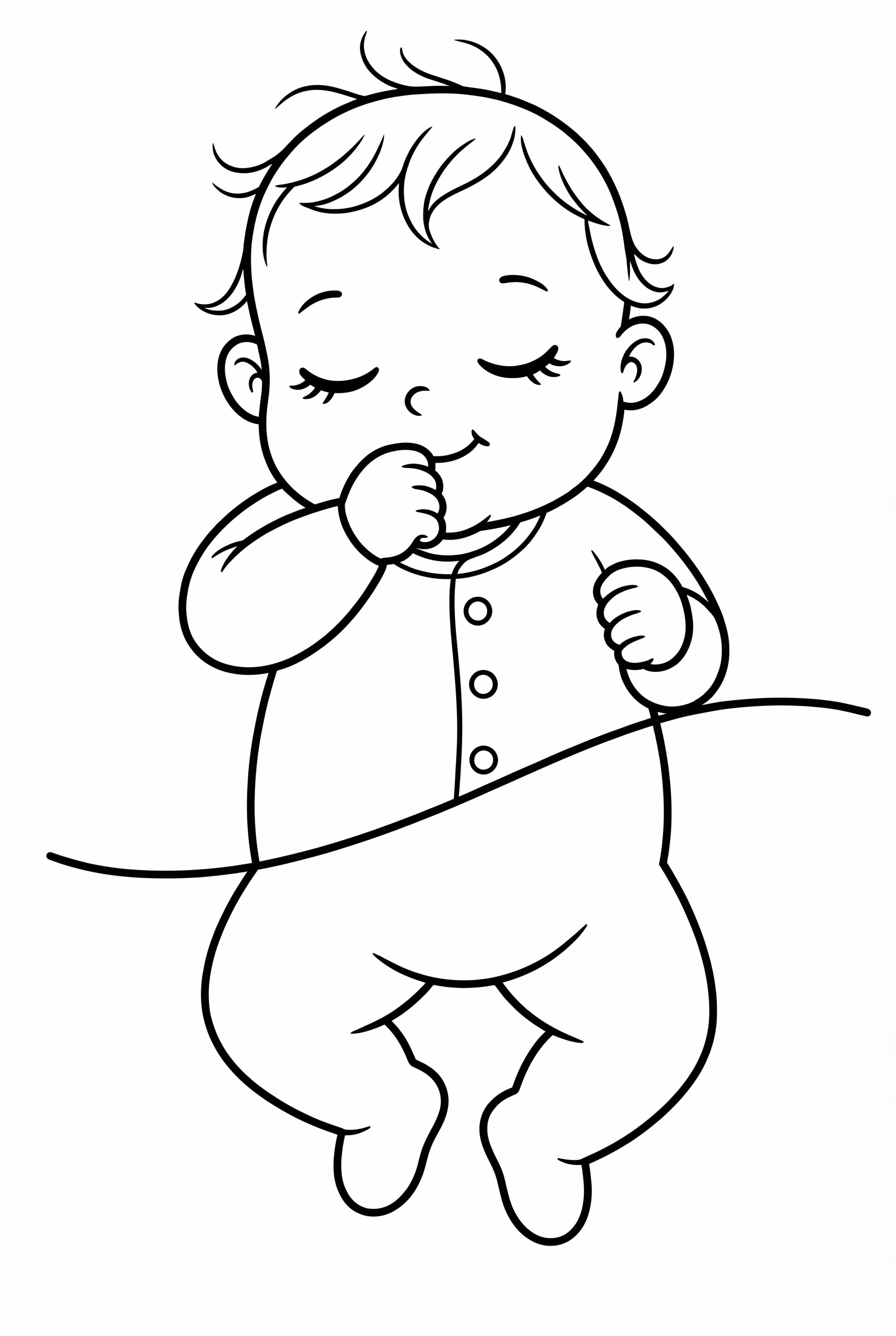 Baby Sucking Its Thumb