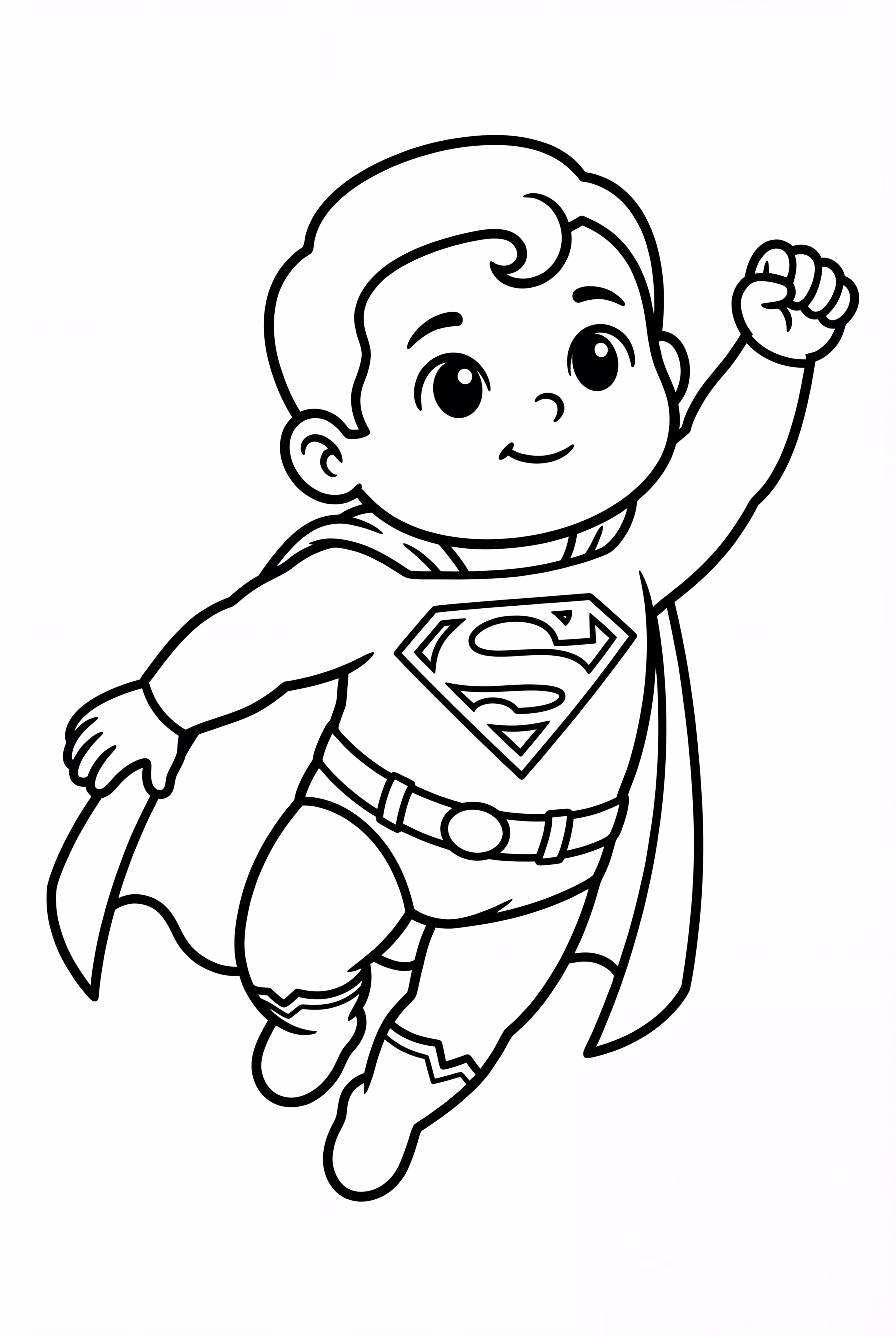 嬰兒超人學習飛行